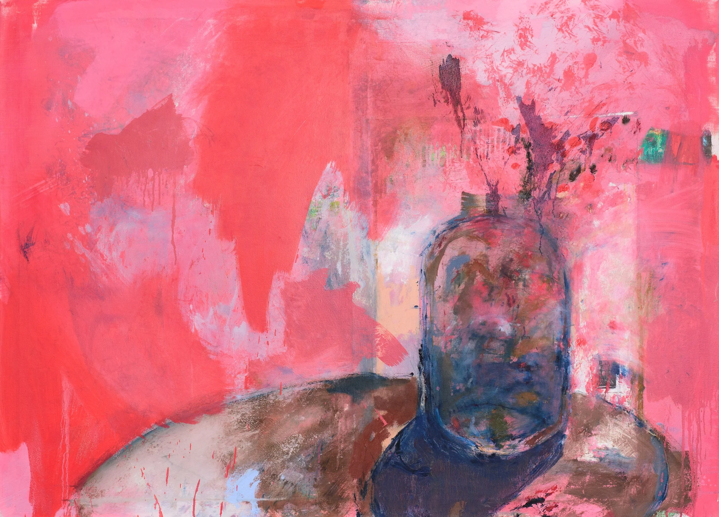Flower, oil on canvas, 145 x 105 cm, 2022
