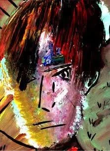 All the blues 2025 acrylic a3