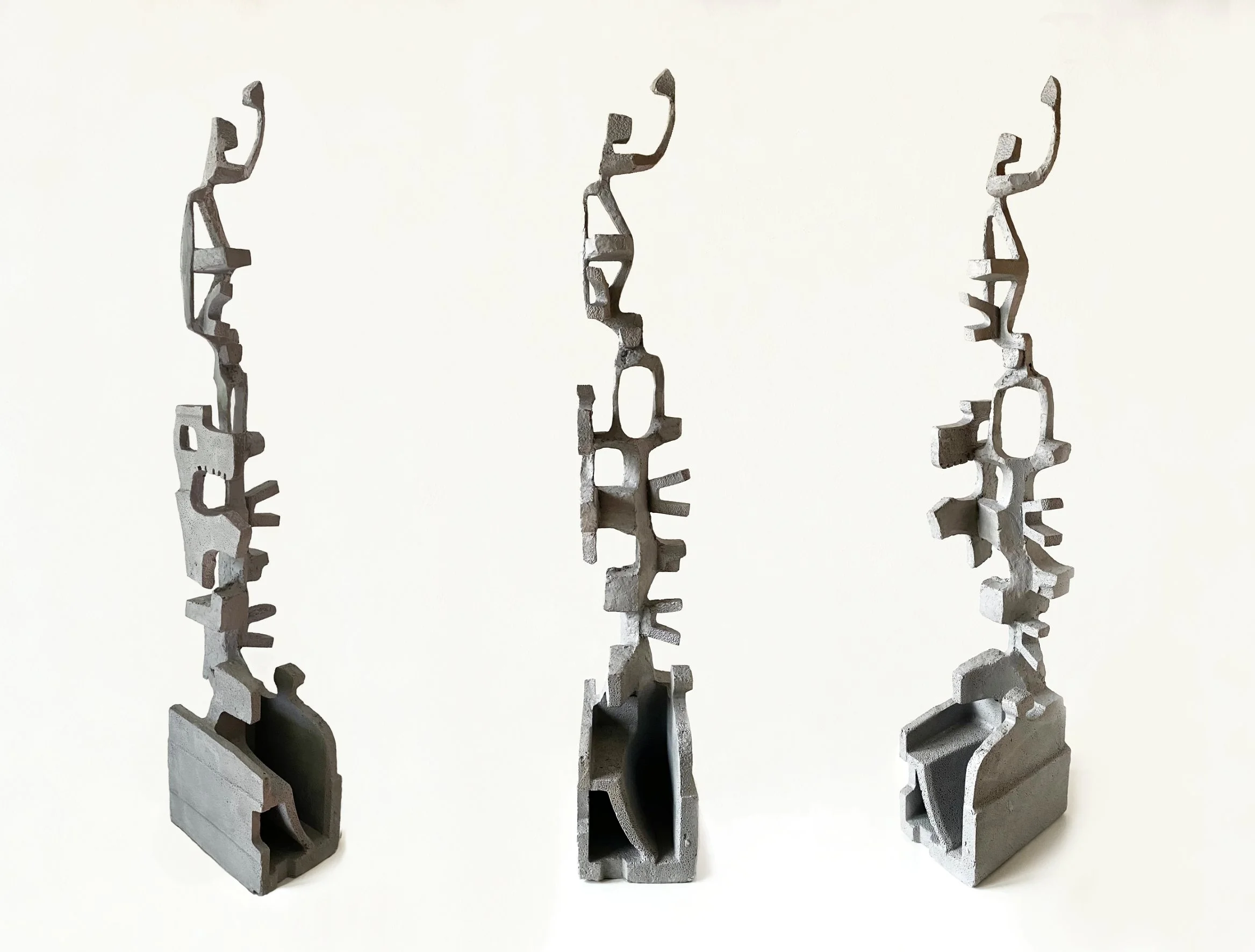 Composition XX, 2023, Aluminum, H 109 x W 23 x D 16 cm