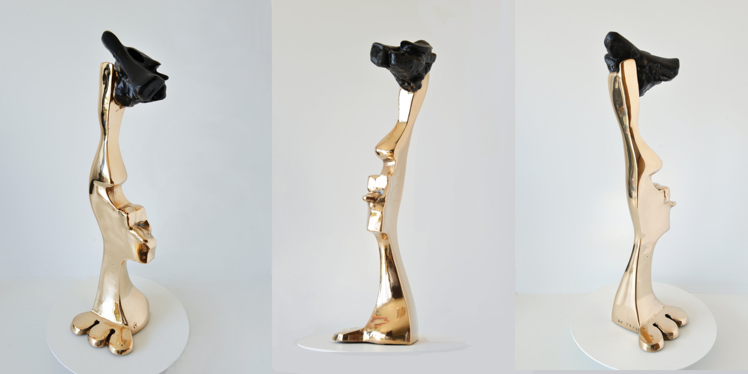 Golden tongue, 2020, Bronze, 50 x 14 x 15 cm