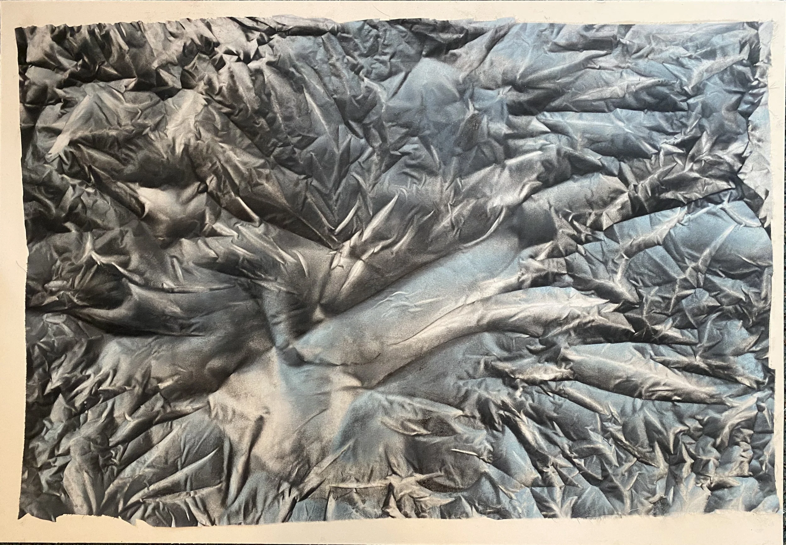 WA25001, 2025, Acrylic on fabric, H70 x 100 cm