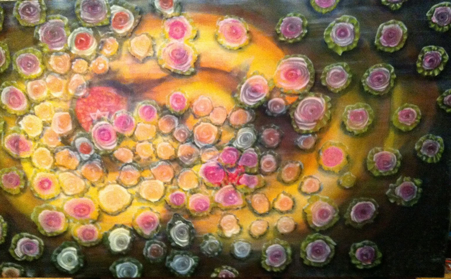 Picturesque plan for peace in Jerusalem, 2018,  old master painting in oil on canvas, 94 x 167 cm