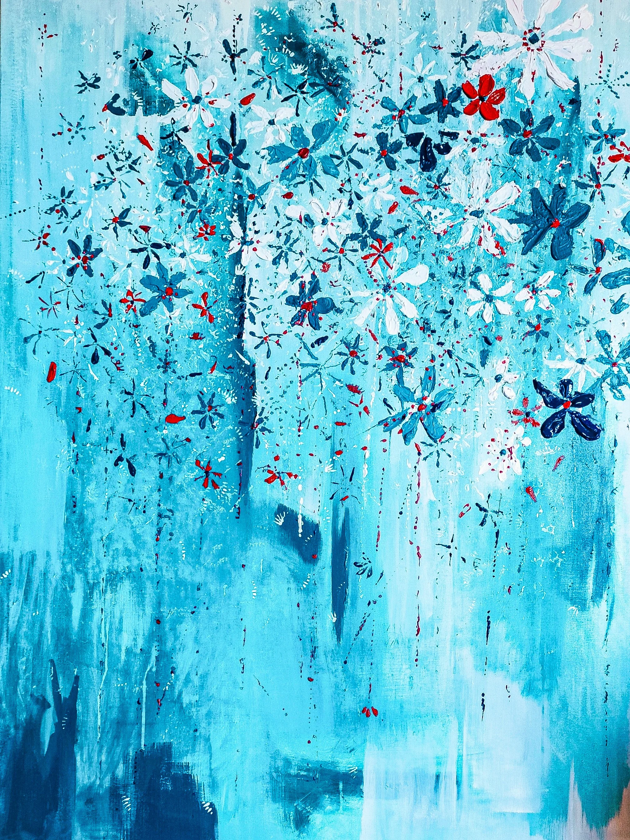 wild crazy garden, 2025, acrylic on canvas, 140x100cm