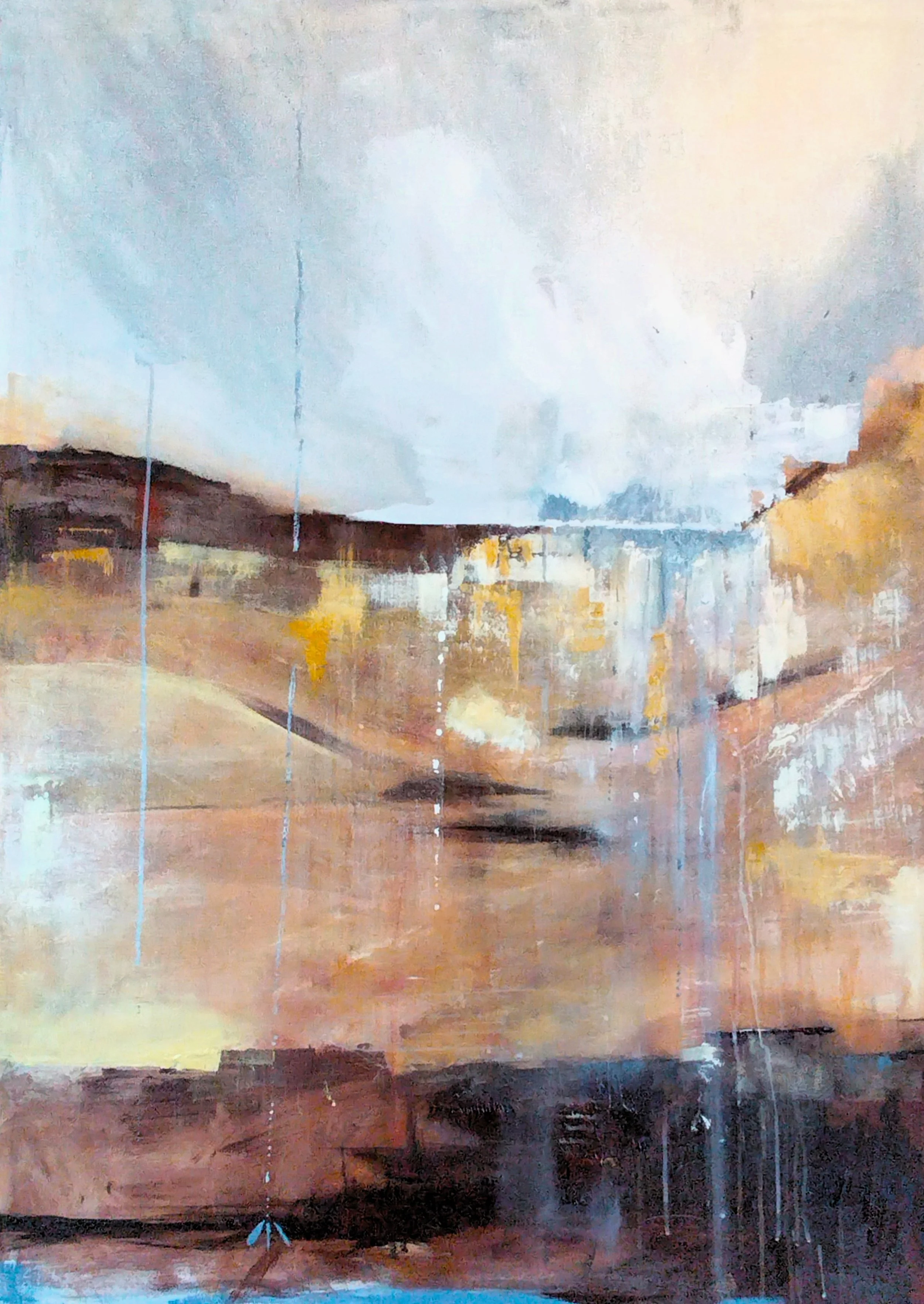 Desert Storm, 2024, acrylic on canvas, 140x100 cm