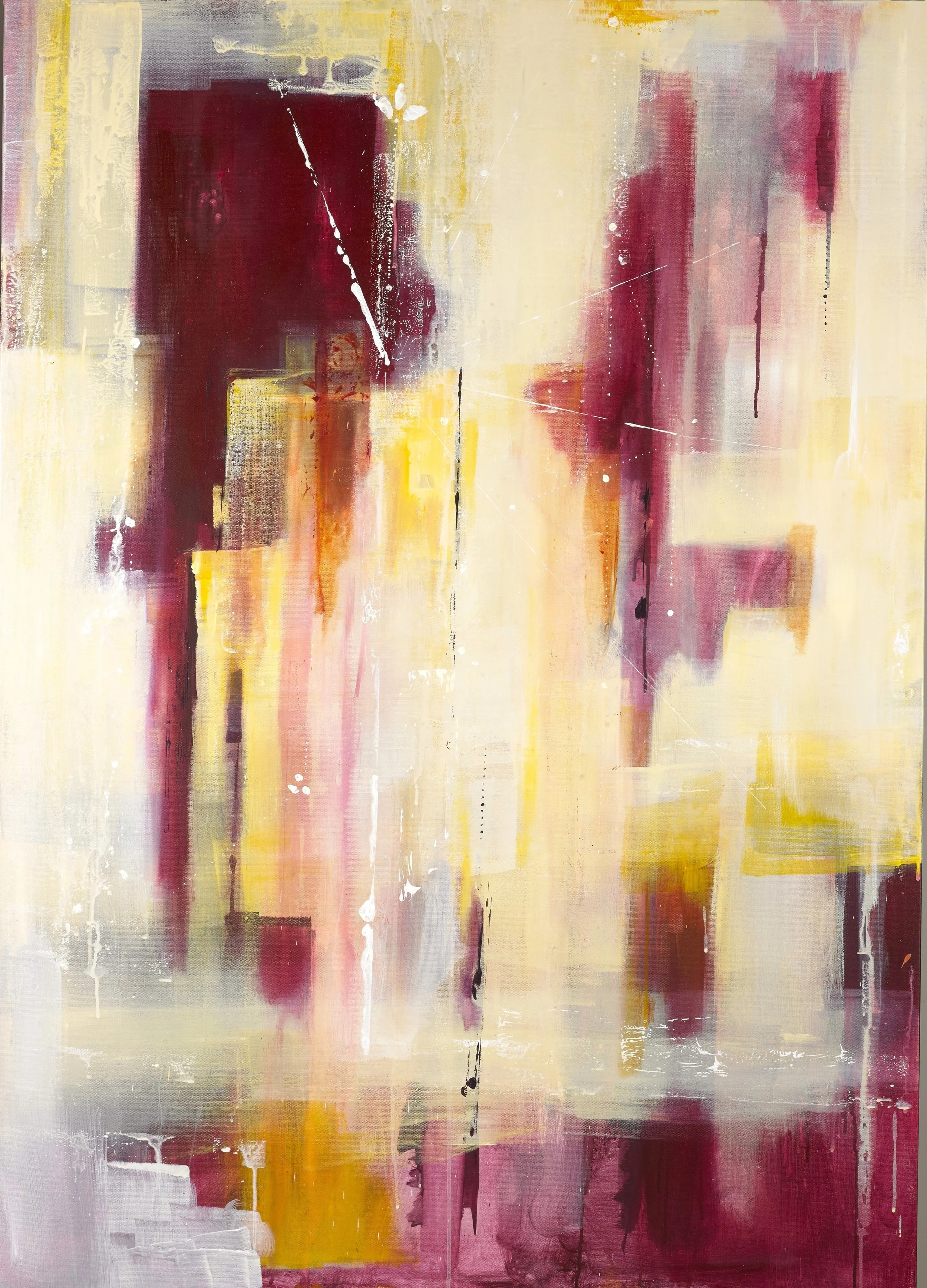 Wine Shades, 2025, acrylic on canvas, 140x100 cm