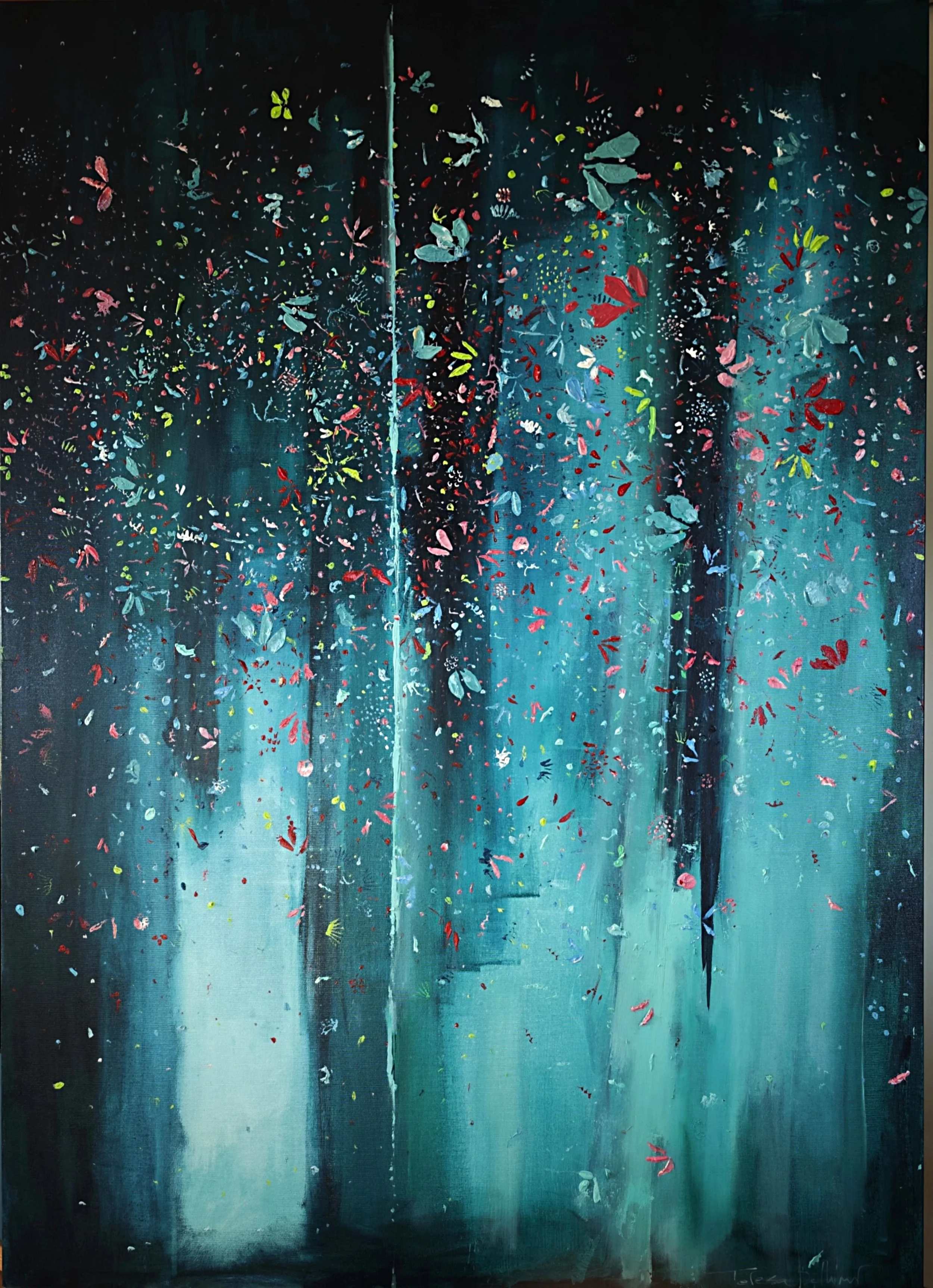 Free Garden, 2025, acrylic on canvas, 140x100 cm