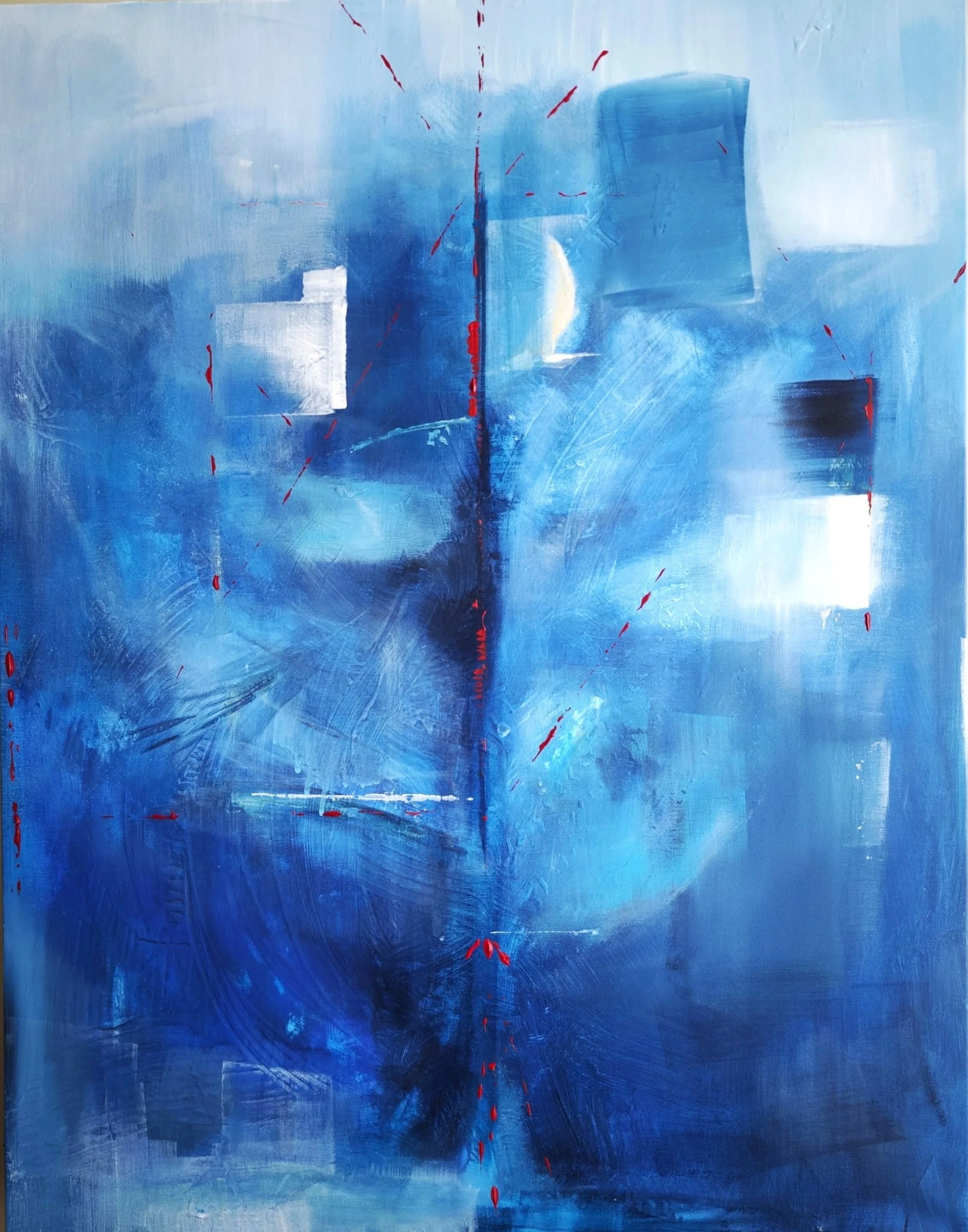 Life, 2025. Acrylic on canvas, 90x70 cm