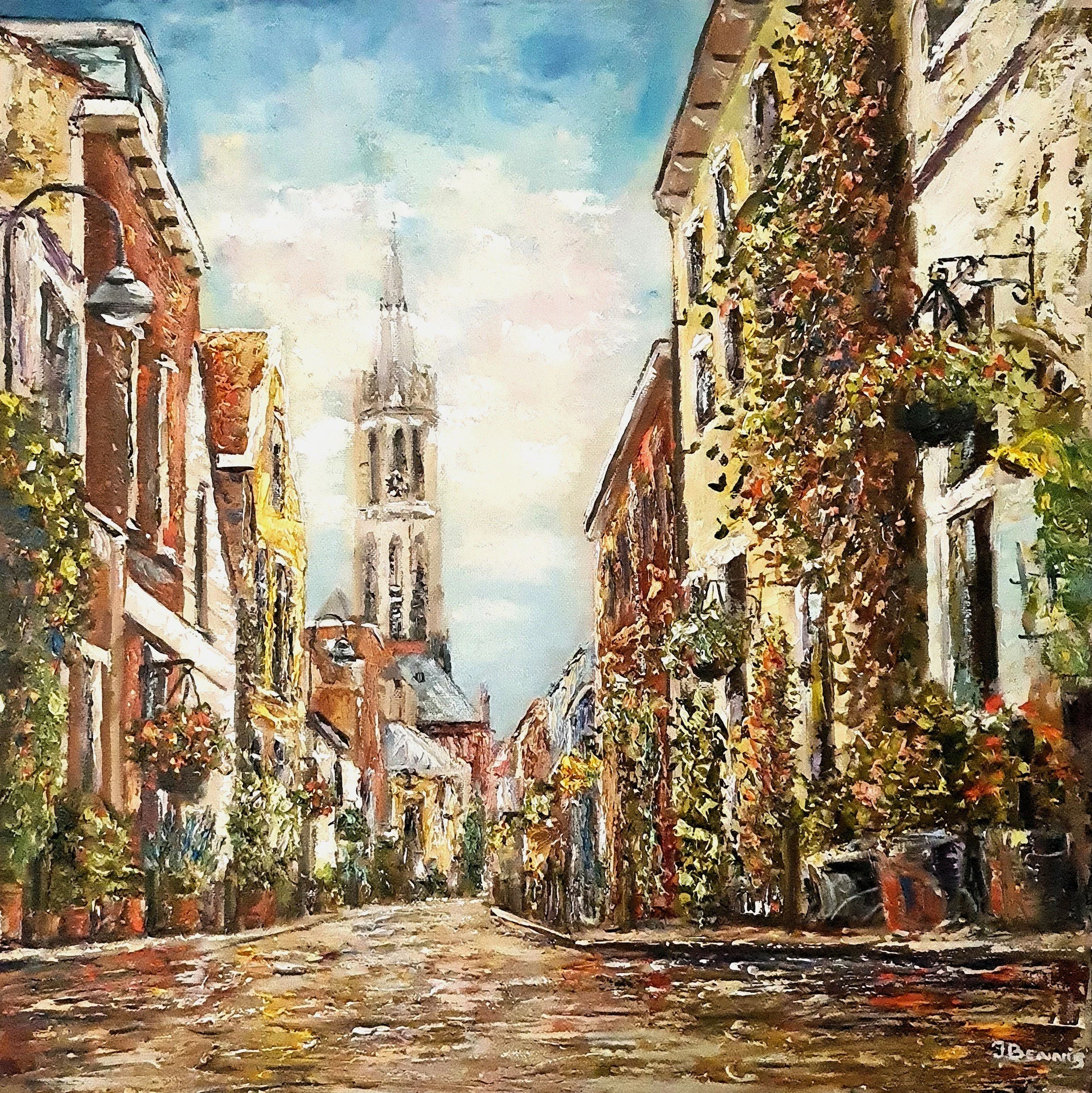 Delft, 2021, Oil on canvas, 50x50 cm.