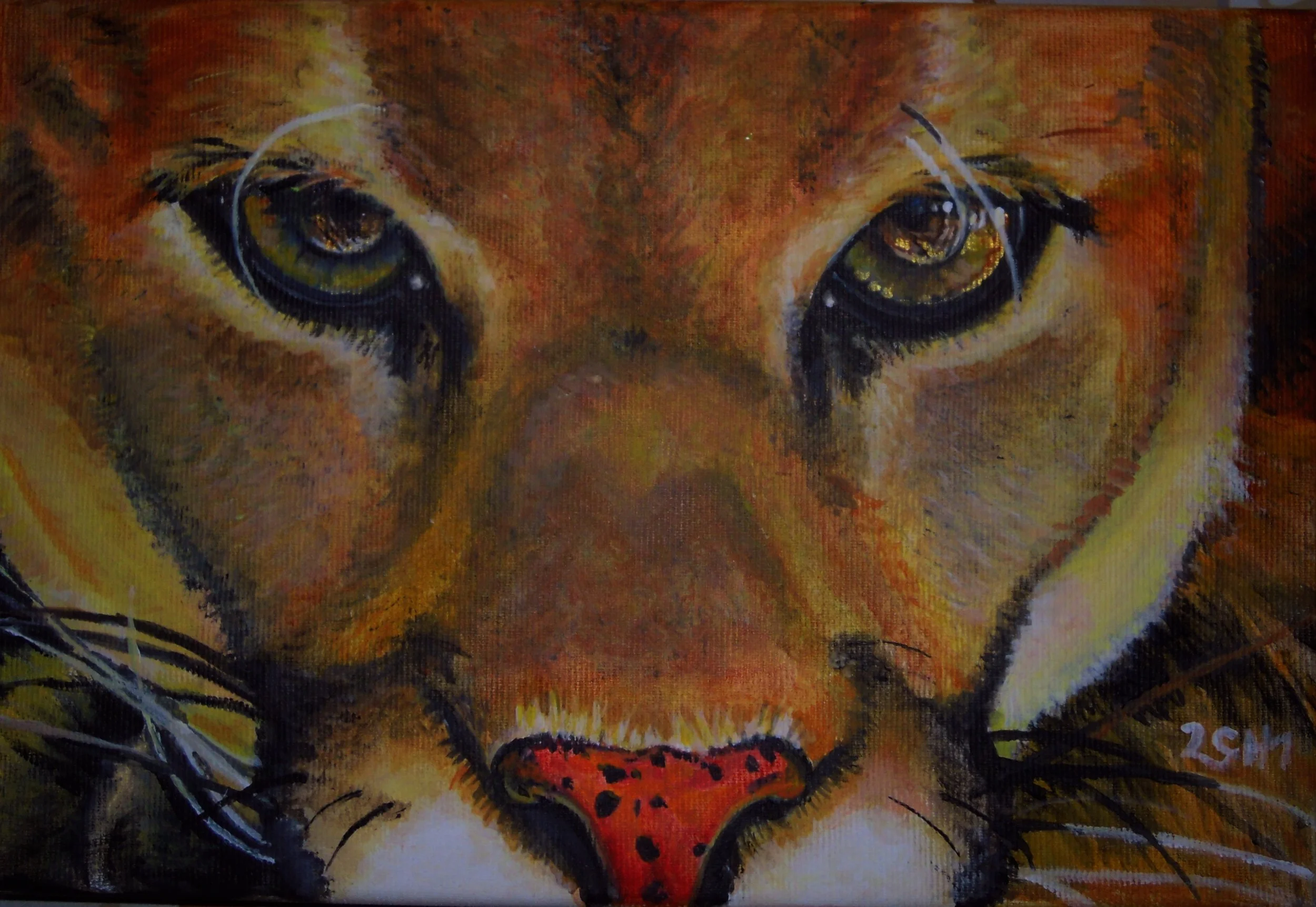 Basic Instinct, 2021, acrylic on canvas, 20x30