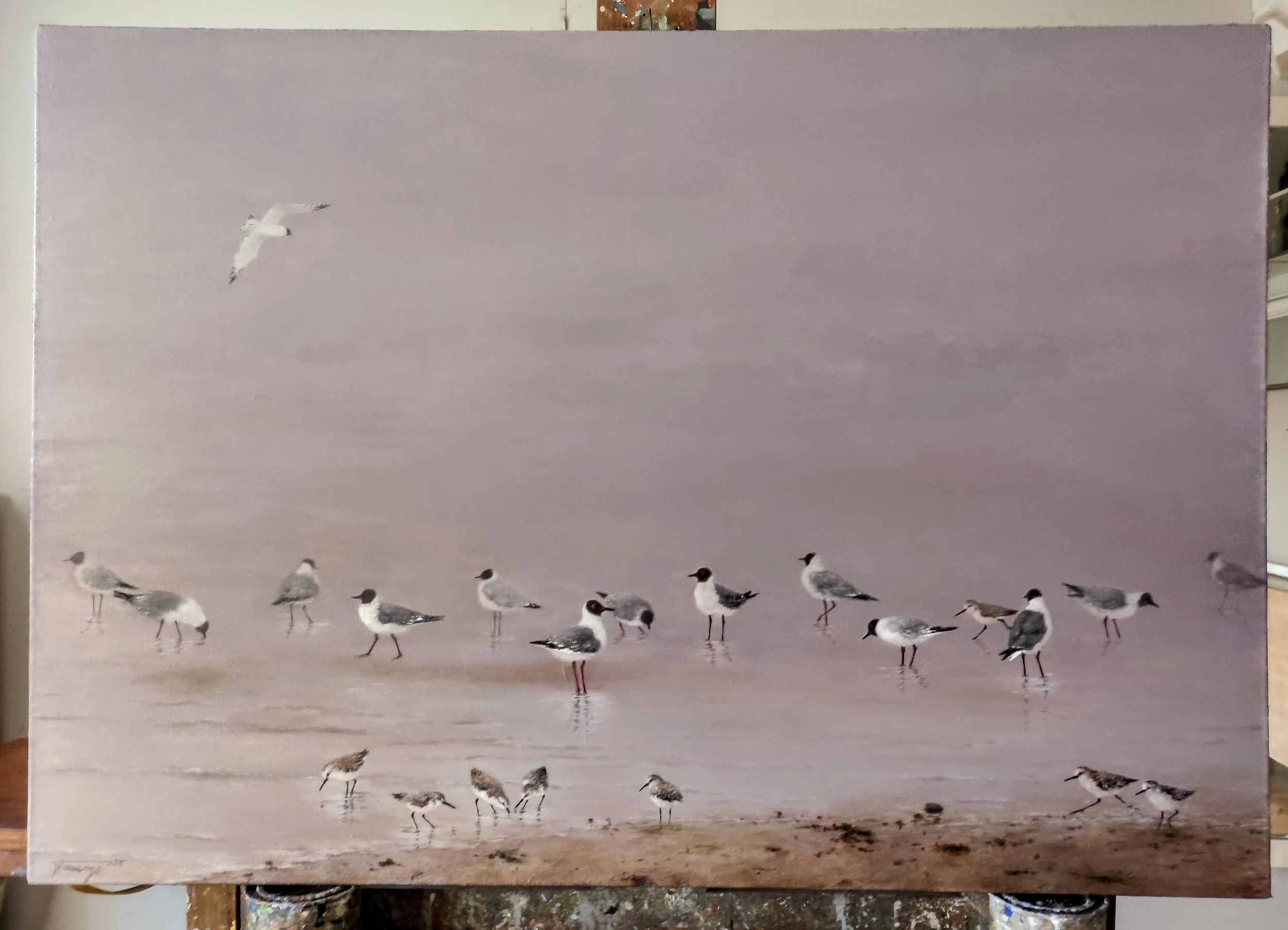 The Fog. 2025.   Oil on Linen 70x100cm