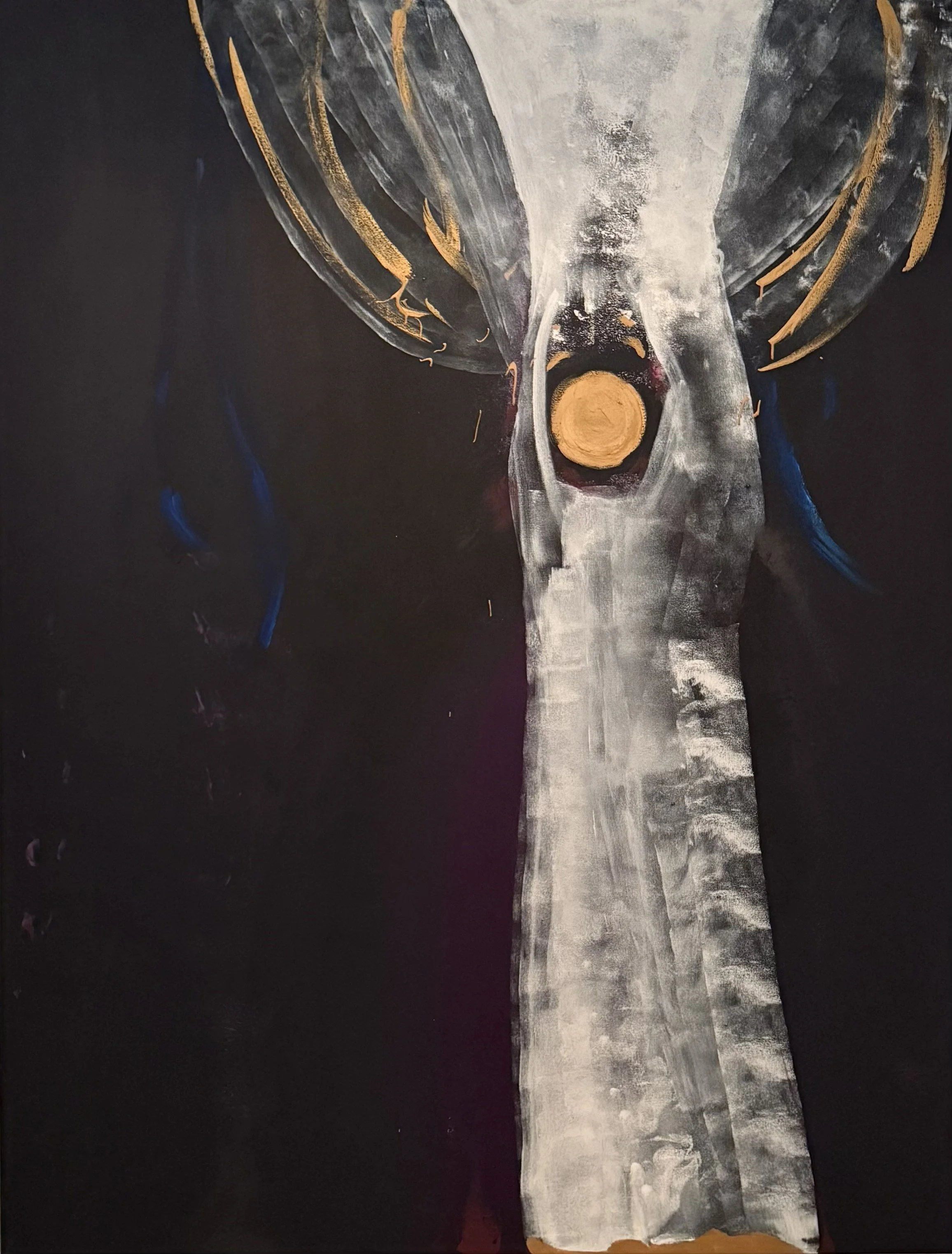 Love is Light, 2025, Acrylic on canvas,170x130cm, From the series Light and Darkness