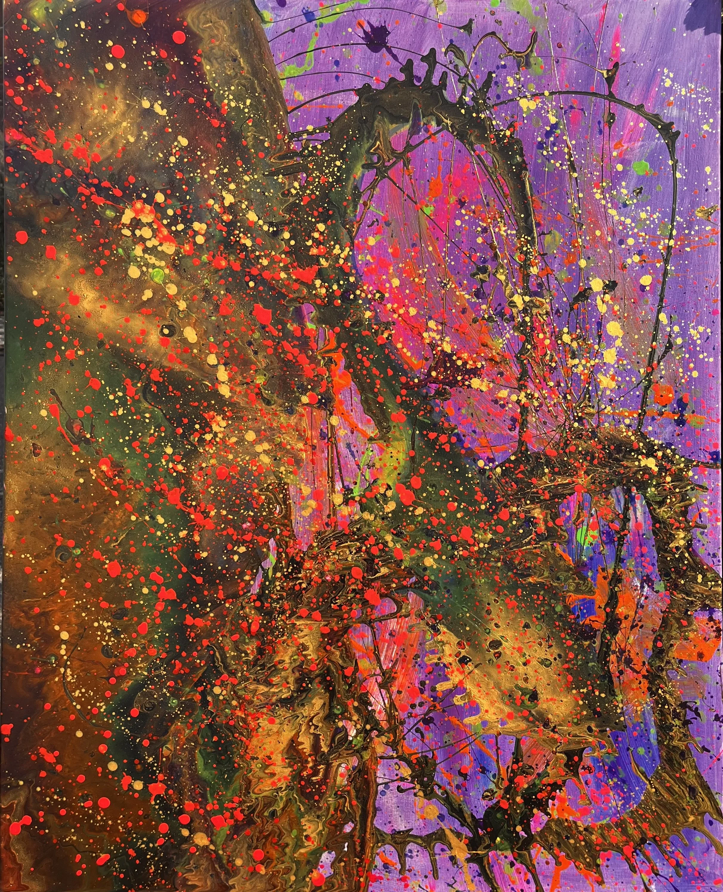 Freedom 2024. Mixed media, 80x100x1,5cm