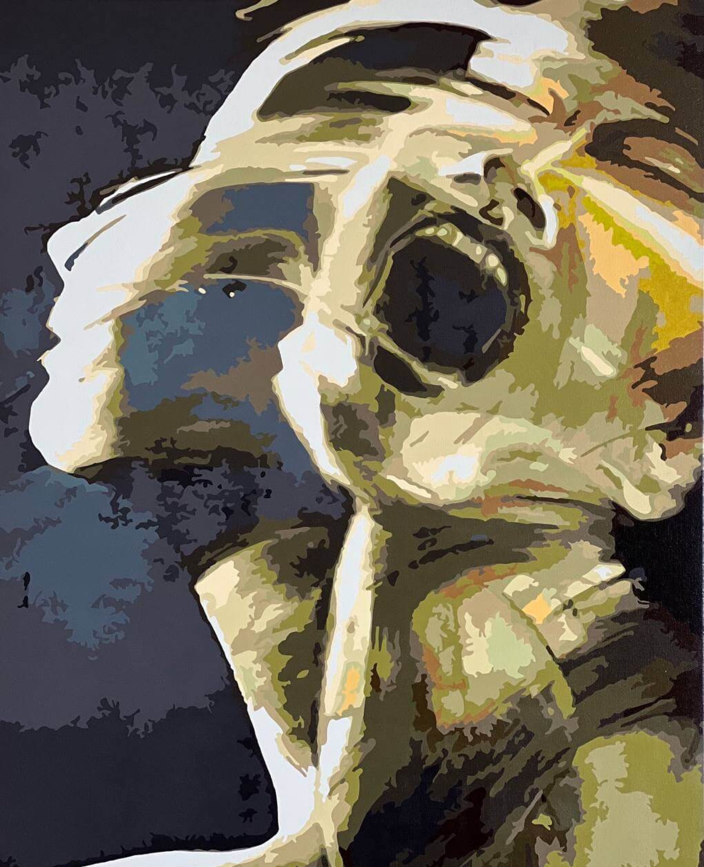 Panic Attack, 2022. Acrylic on canvas, 80*65cm