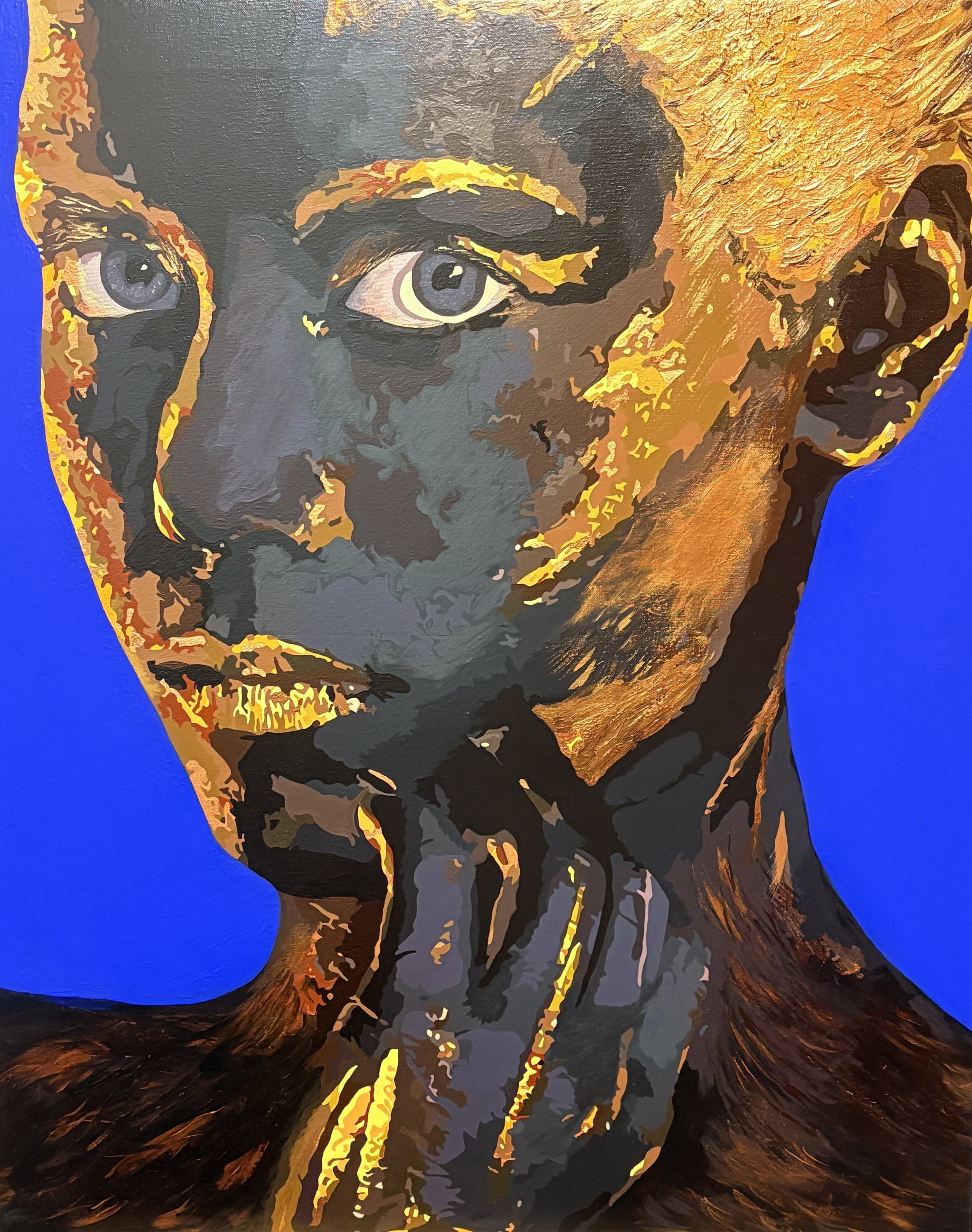 Rain Man. 2025, Acrylic on canvas, 80*65 cm