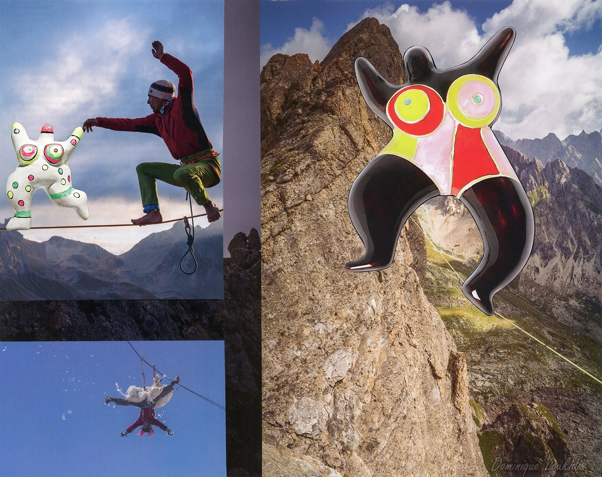 You can do it, 2020. Collage, Artprint: Pearl bright paper on Dibond, 70 * 55 cm