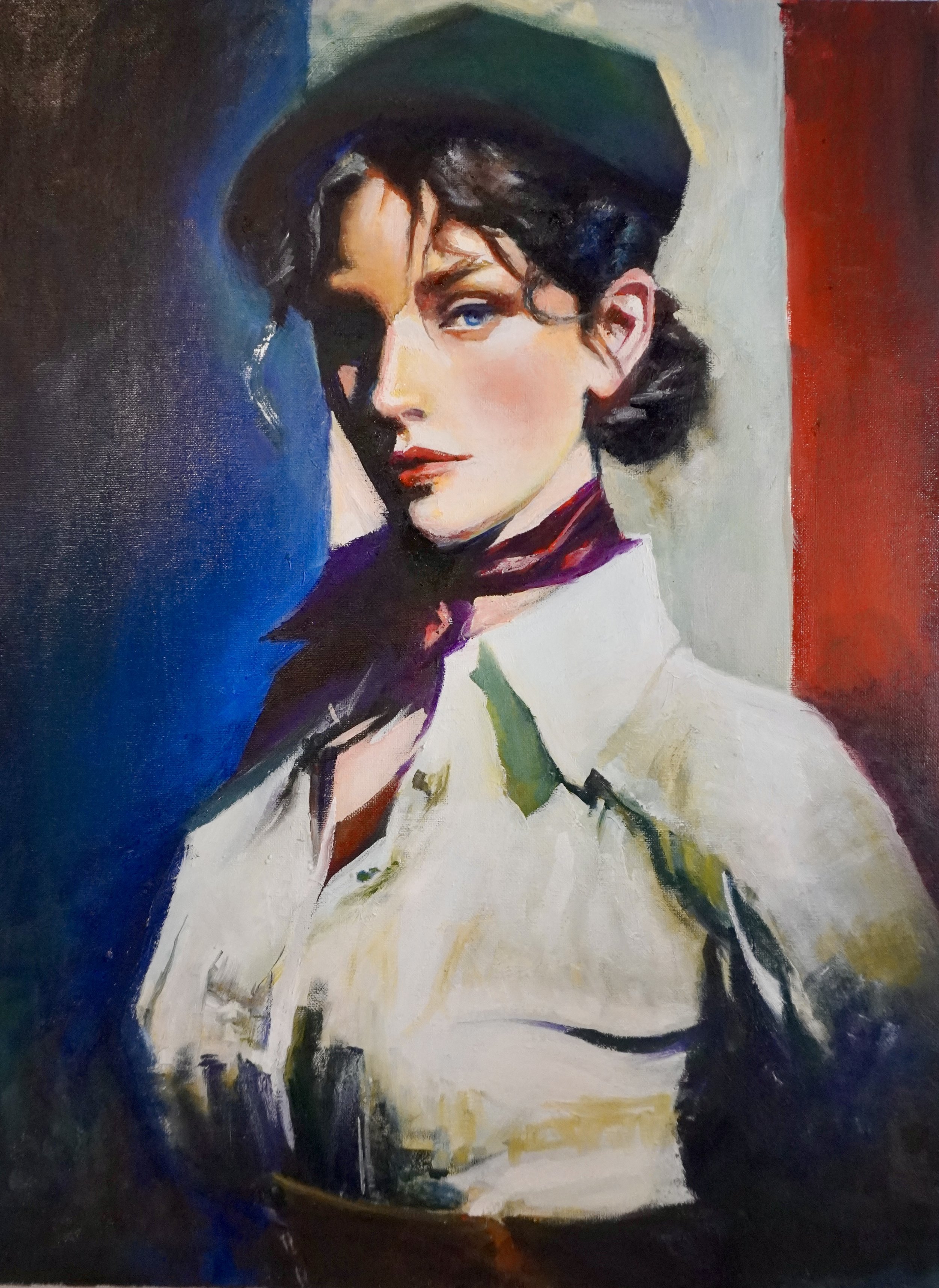 Charm of Light, 2025. Oil on canvas, 61x46 cm.