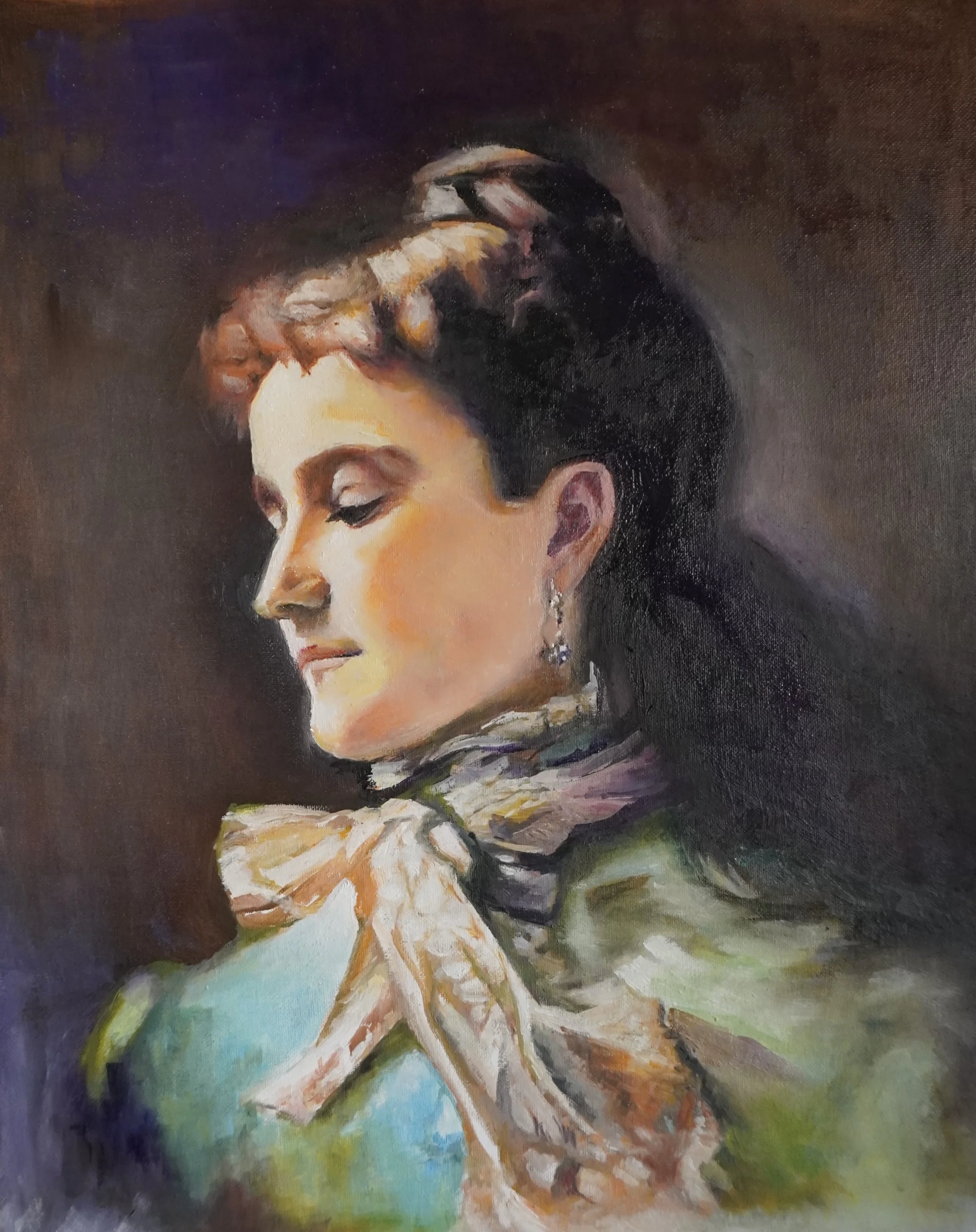 Emily 2024. Oil on canvas, 51x41 cm.