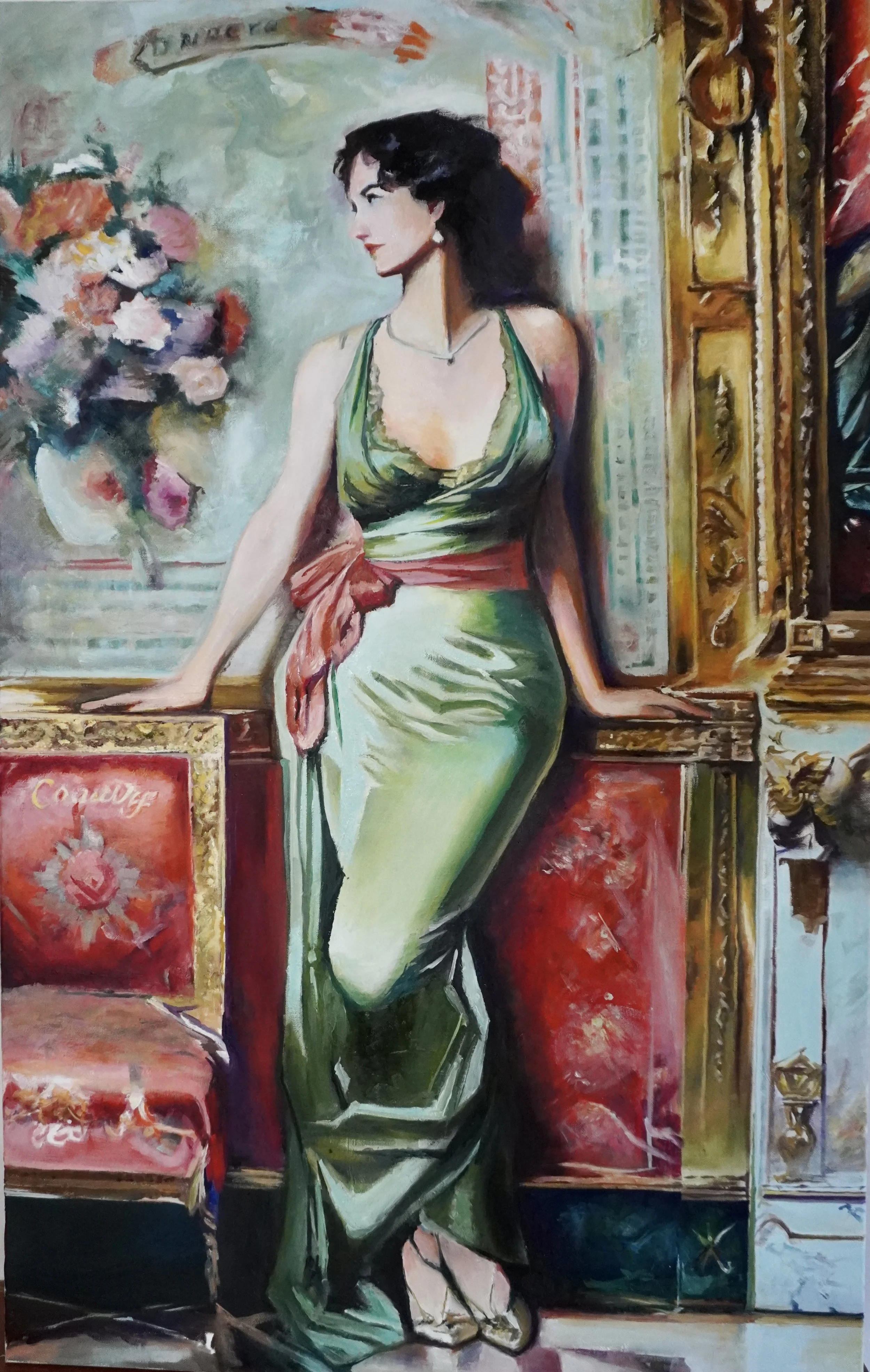 Fascination, 2025. Oil on canvas, 122x76 cm.