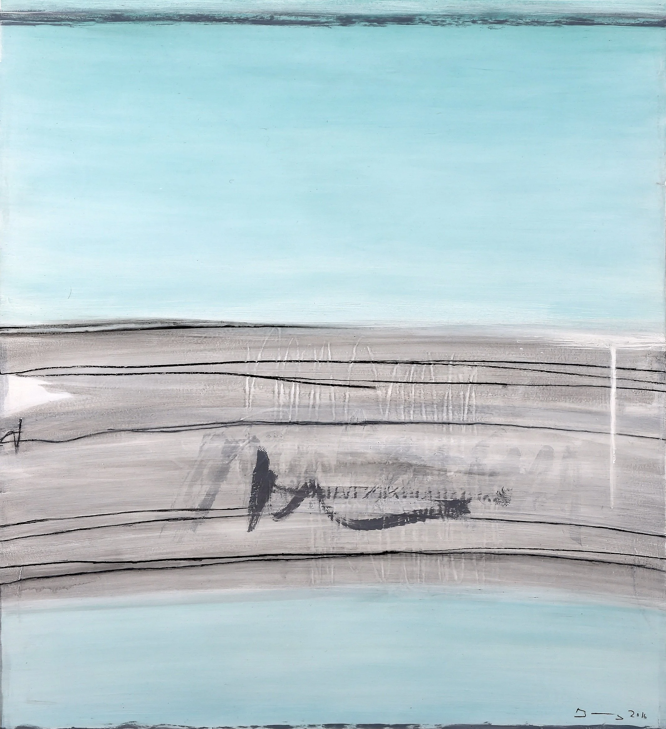 Legend, 2016, Mixed Media On Wood, 120 x 110 cm