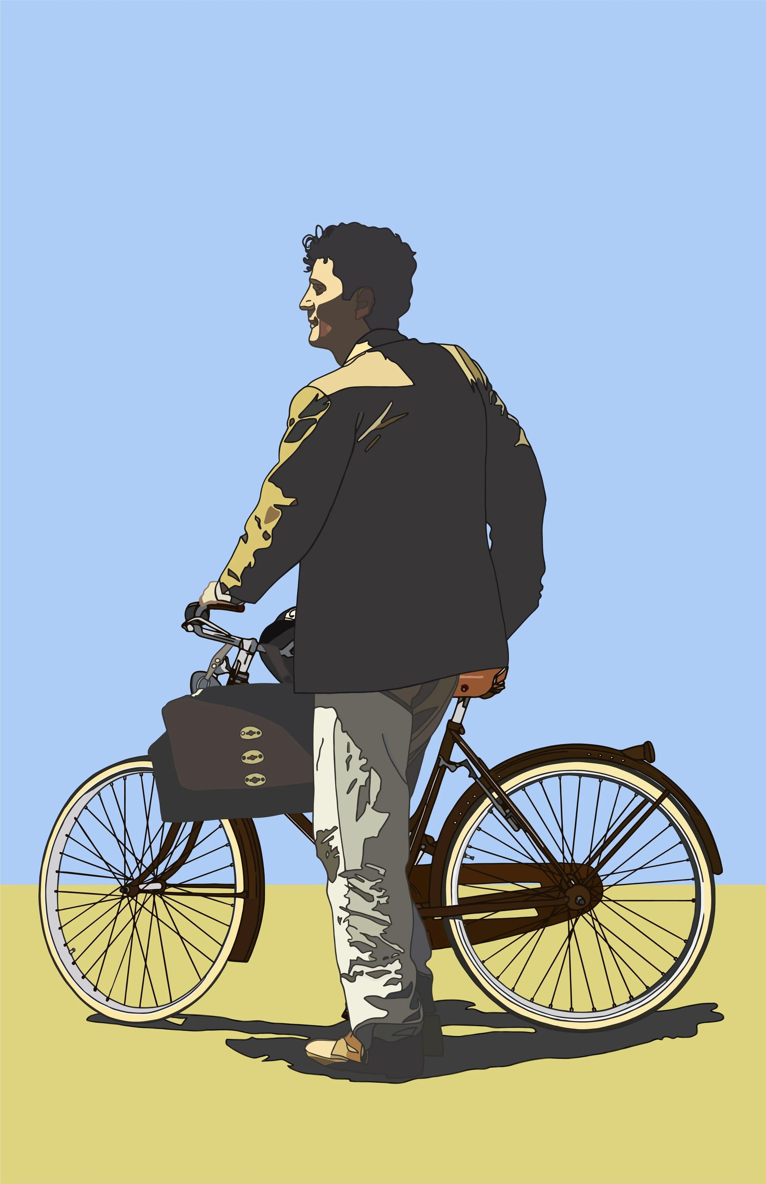 Aspirante poeta, 2020, Digital Art, 27,95 x 43,19 cm