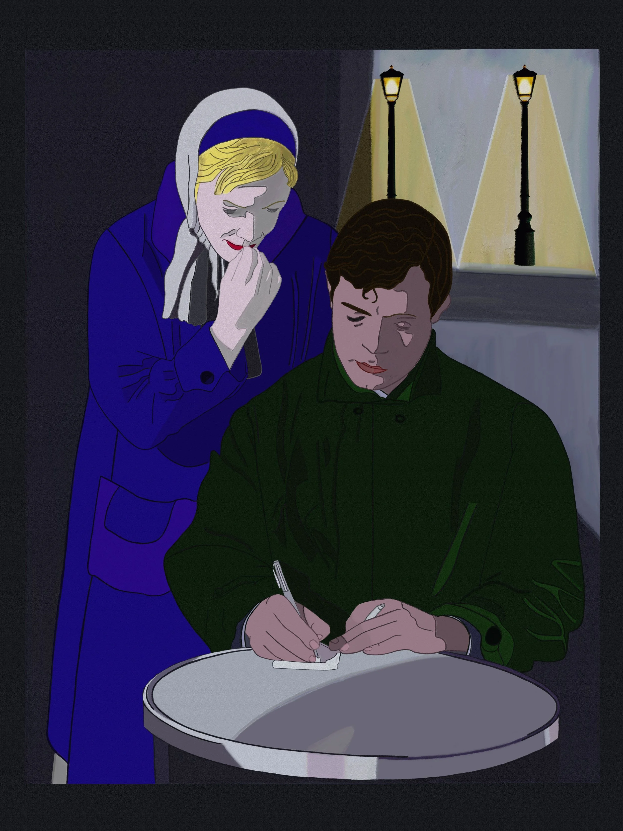 Mario e Natalia, 2024, Digital Art, 45,72 x 60,96 cm cm