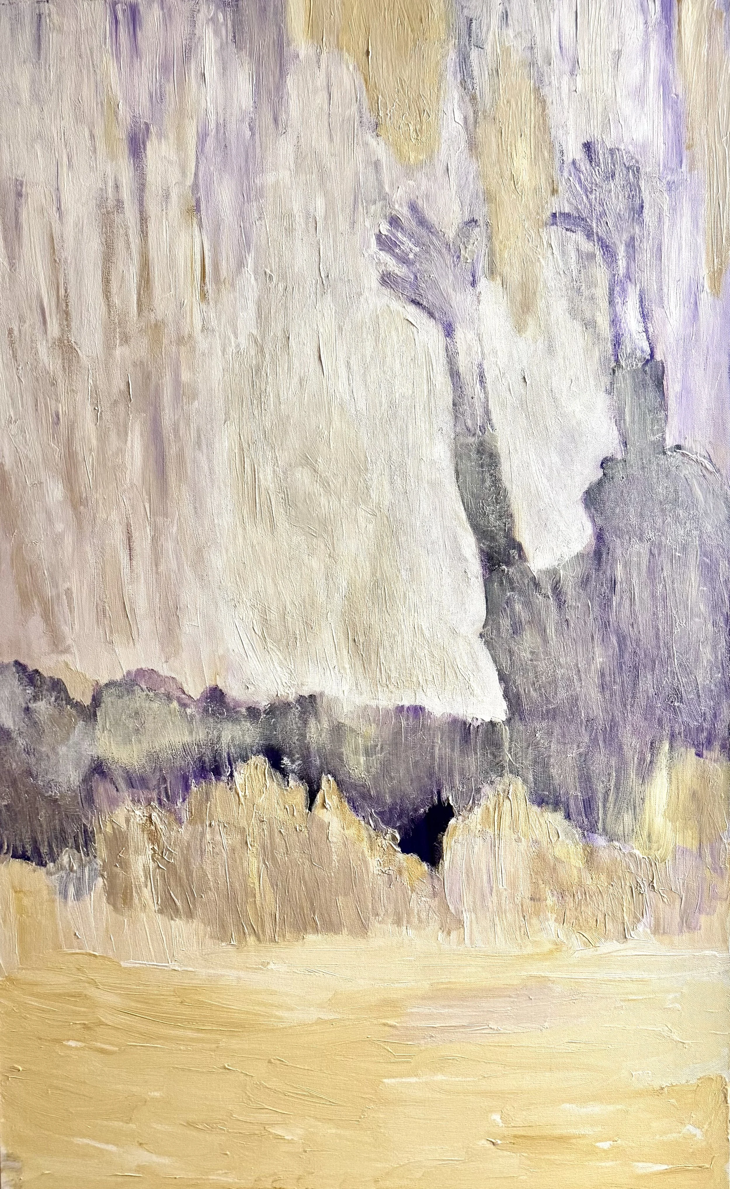 In the Light, 2018, Acrylic on canvas, 121.92 x 91.44 cm