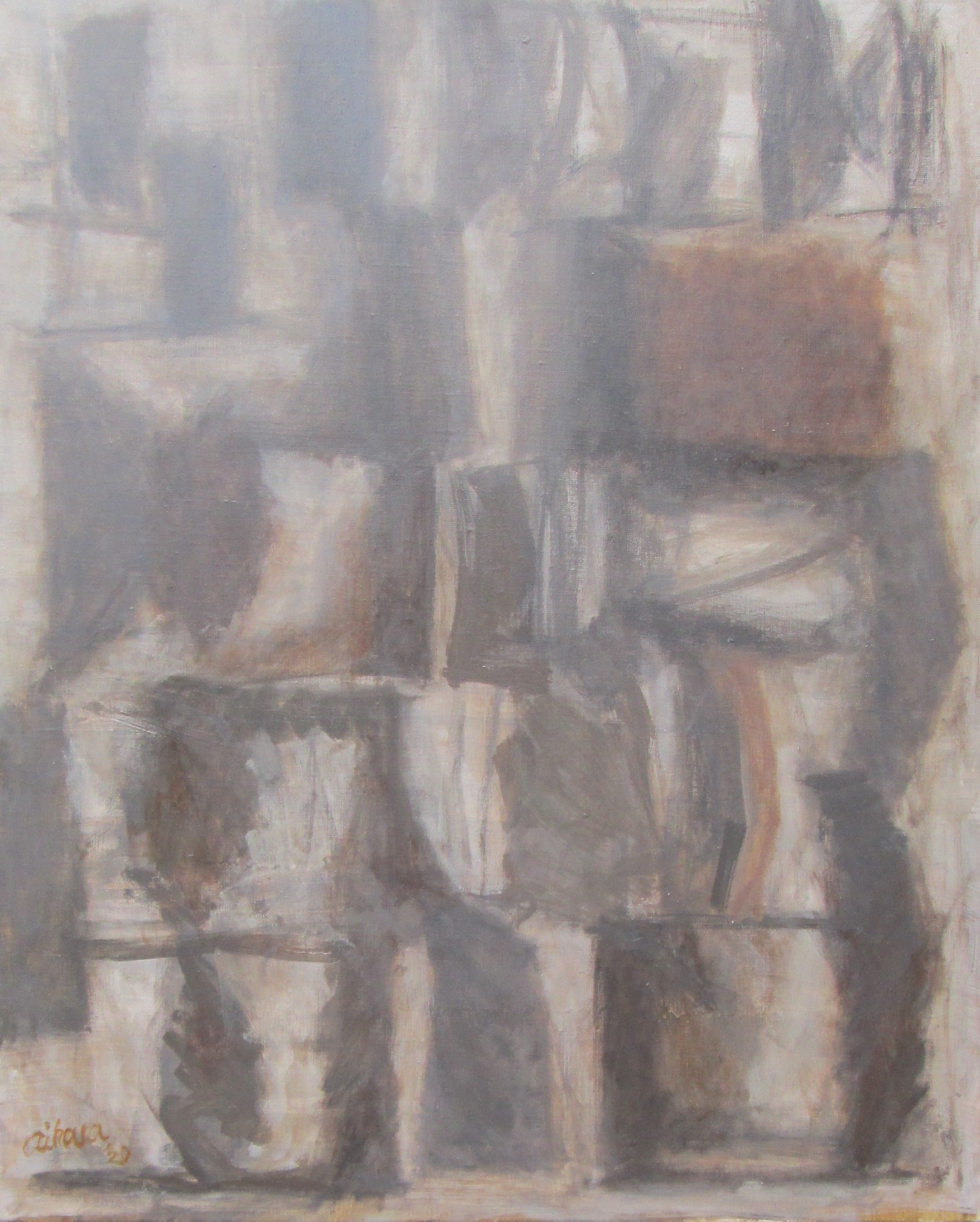 Verko G1, 2020, oil on canvas, 72.7×90.9cm