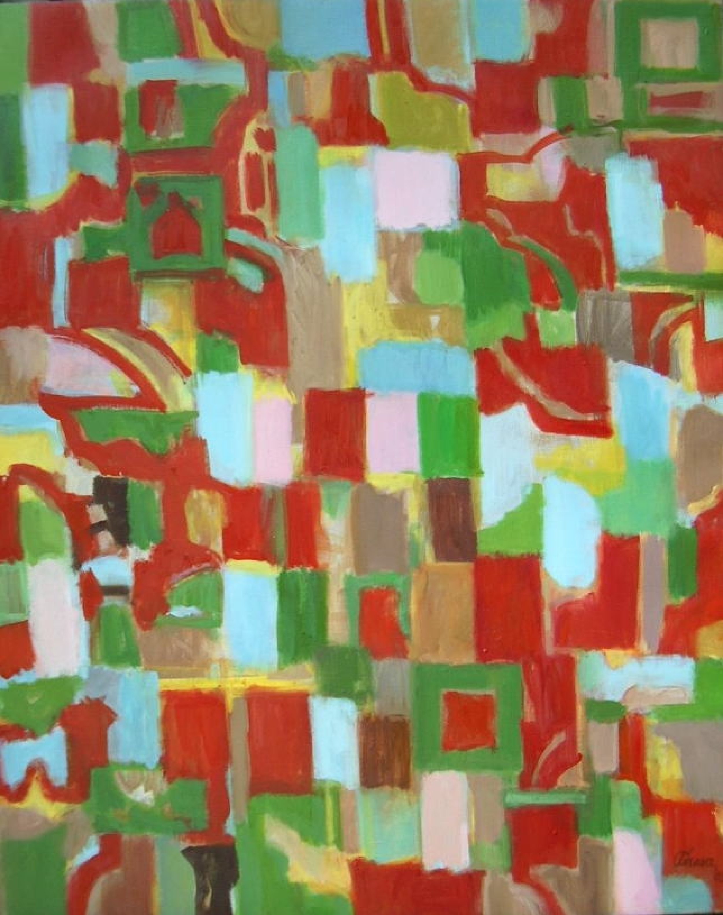 cxielbluo 3-5-20, 2003, oil on canvas, 80×100cm