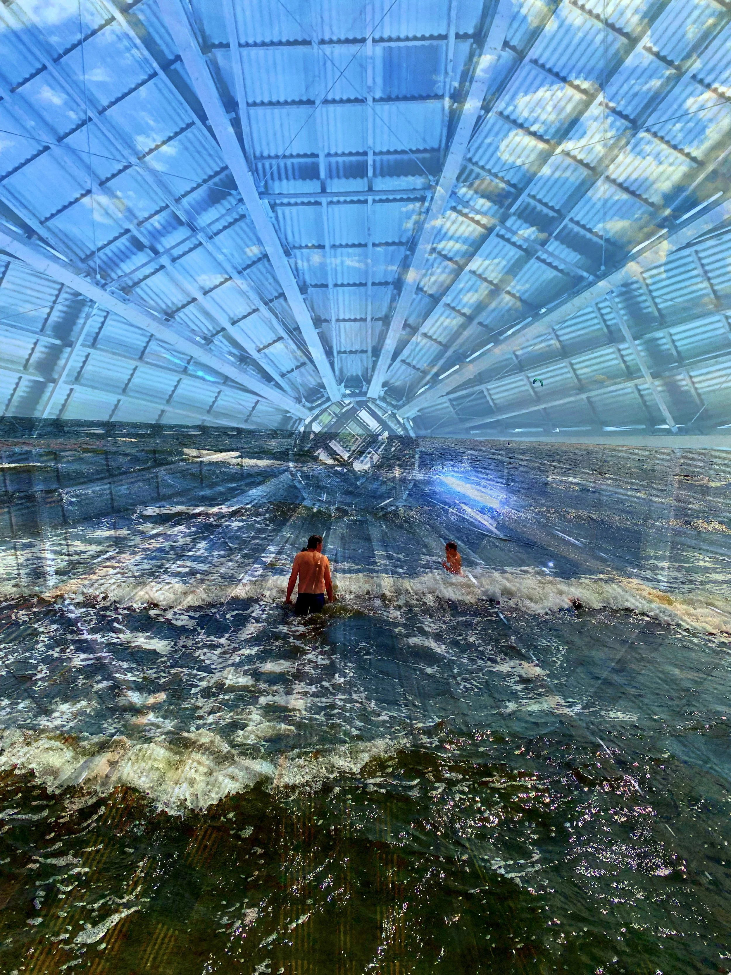 “Sea wheel”, digital art, photography, print on paper, 50x70 cm, 1/1