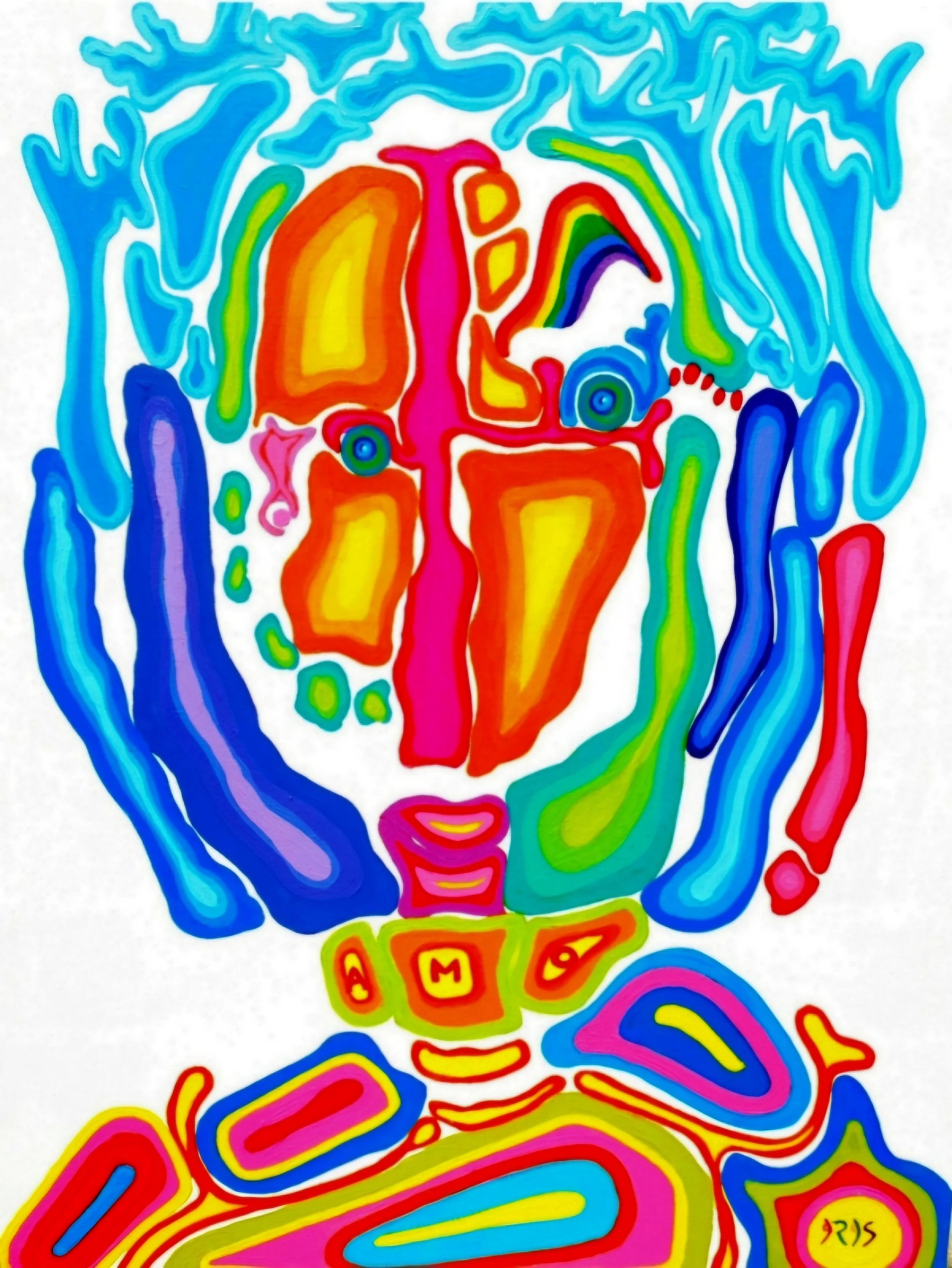 MODERN WOMAN, 2020, acrylic on canvas, 100x80cm