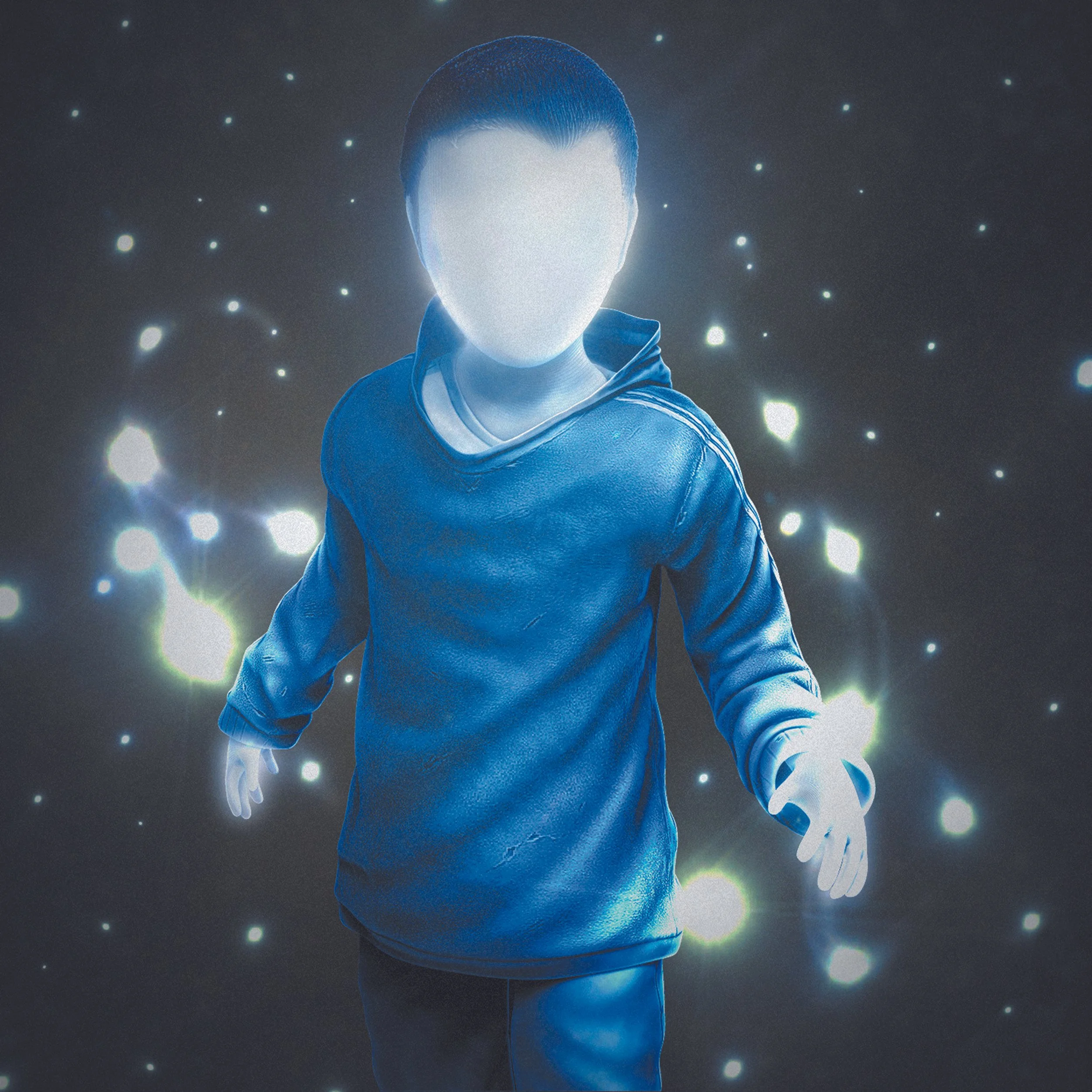 Ethereal Blue, 2015. Digital, 50 x 50 cm.