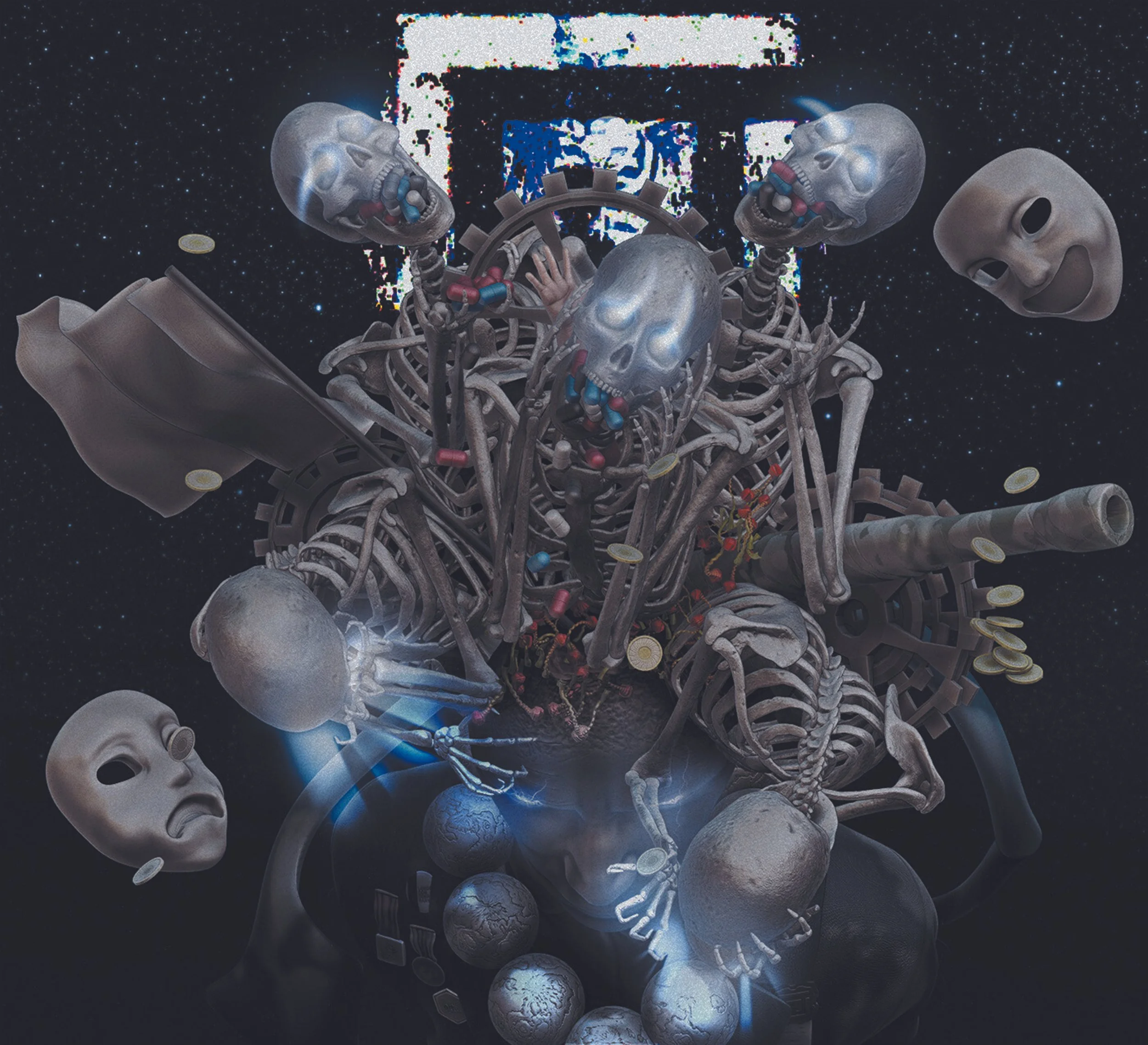 The Swarm, 2020. Digital, 50 x 50 cm.