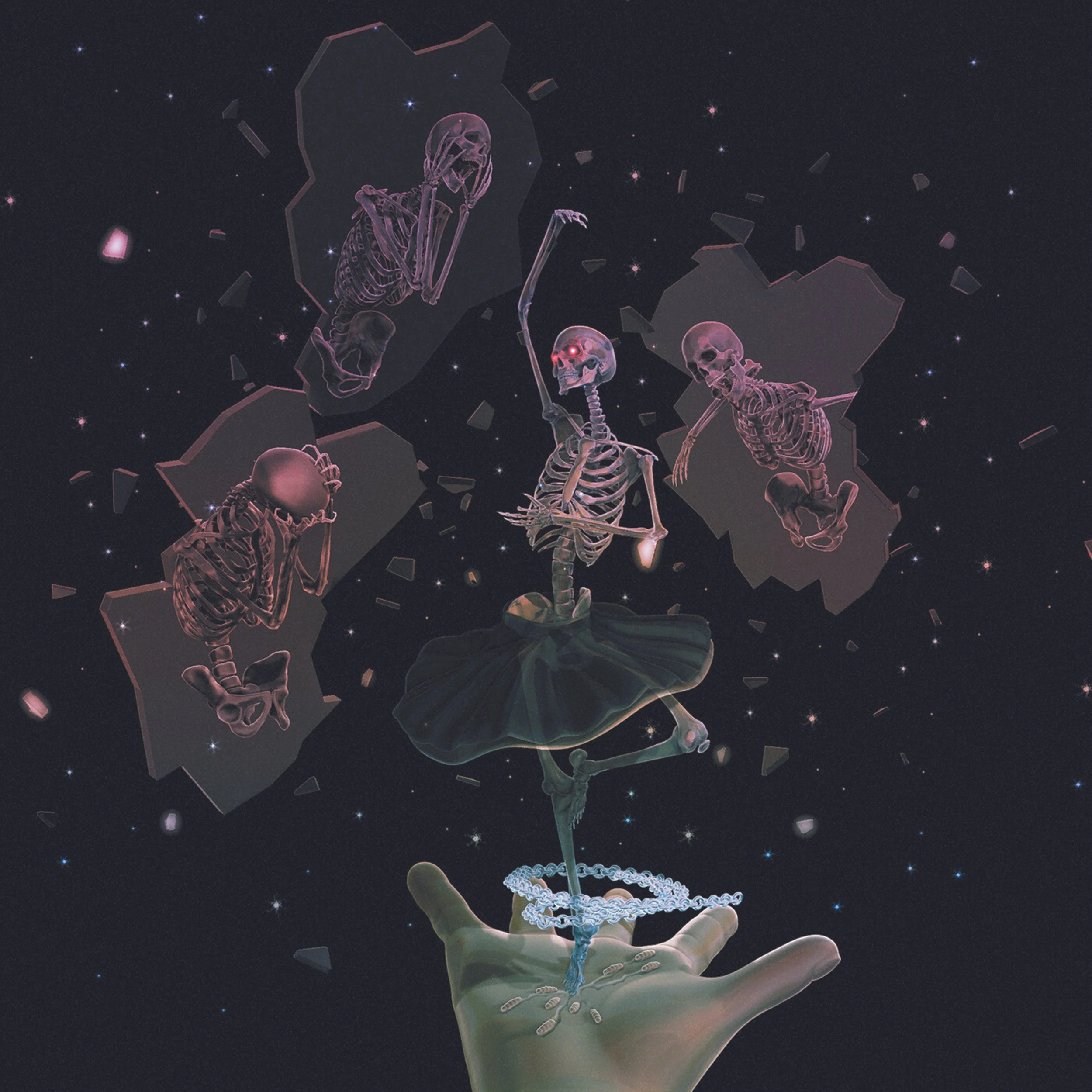 Lives of Broken Glass, 2021. Digital, 50 x 50 cm.