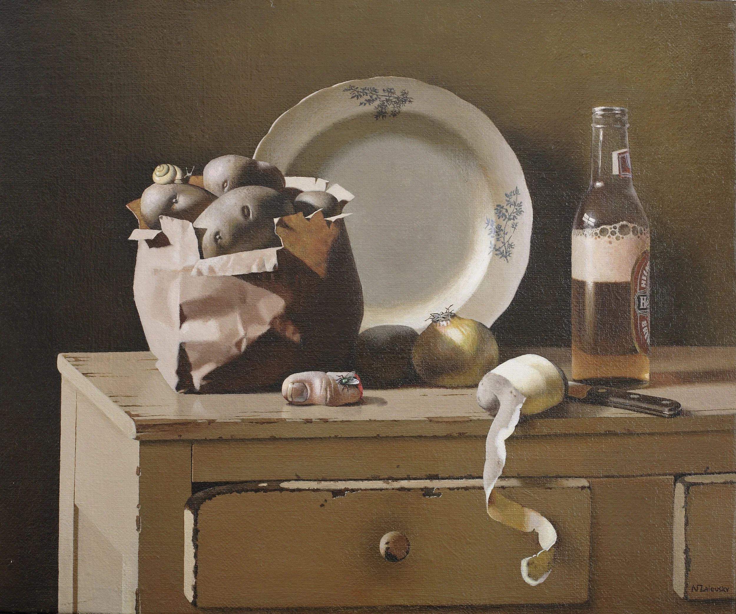 Dutch Still Life, 2005. Oil on canvas; 51 x 61 cm