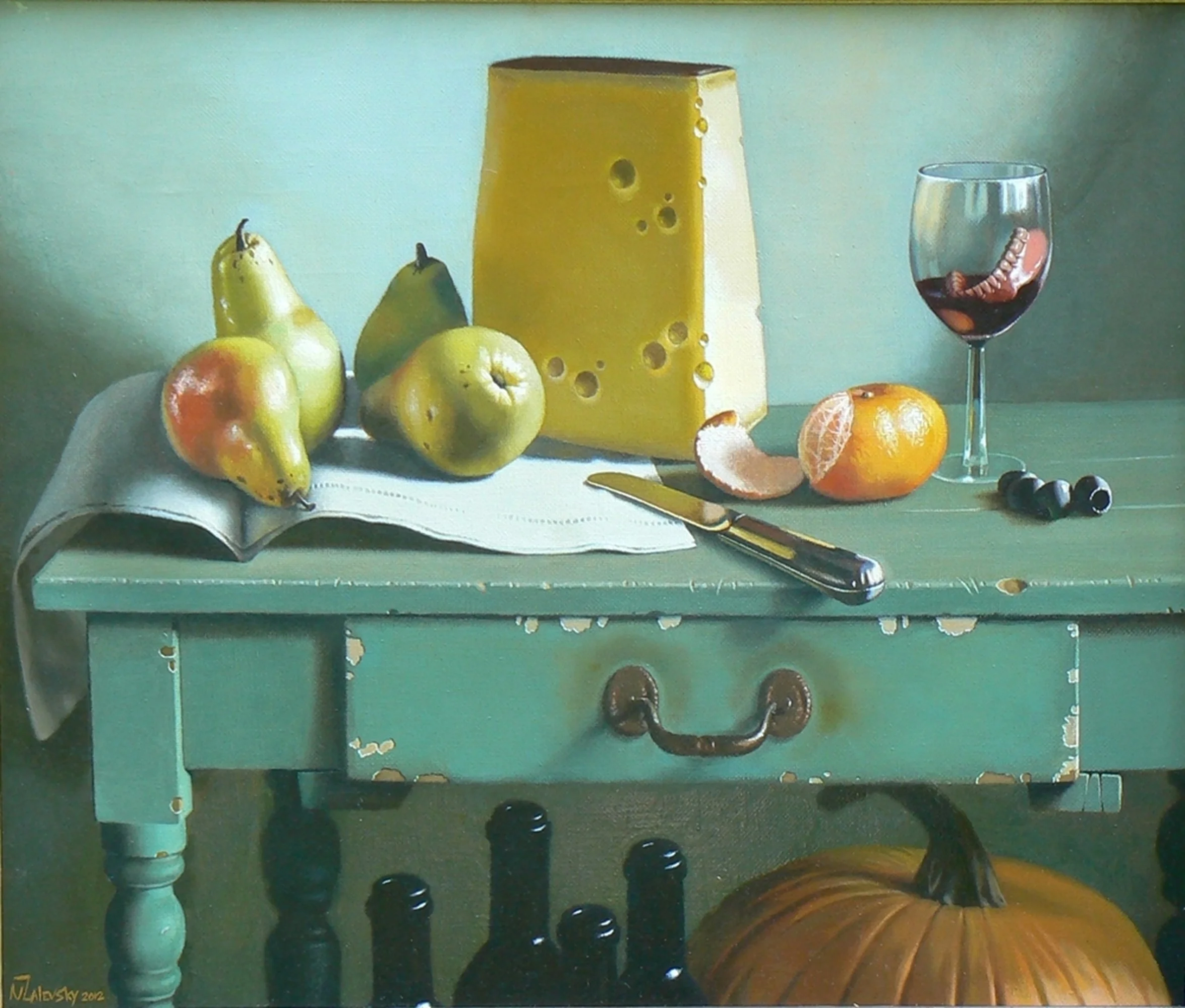 Life is Good, 2013. Oil on canvas; 66x56 cm