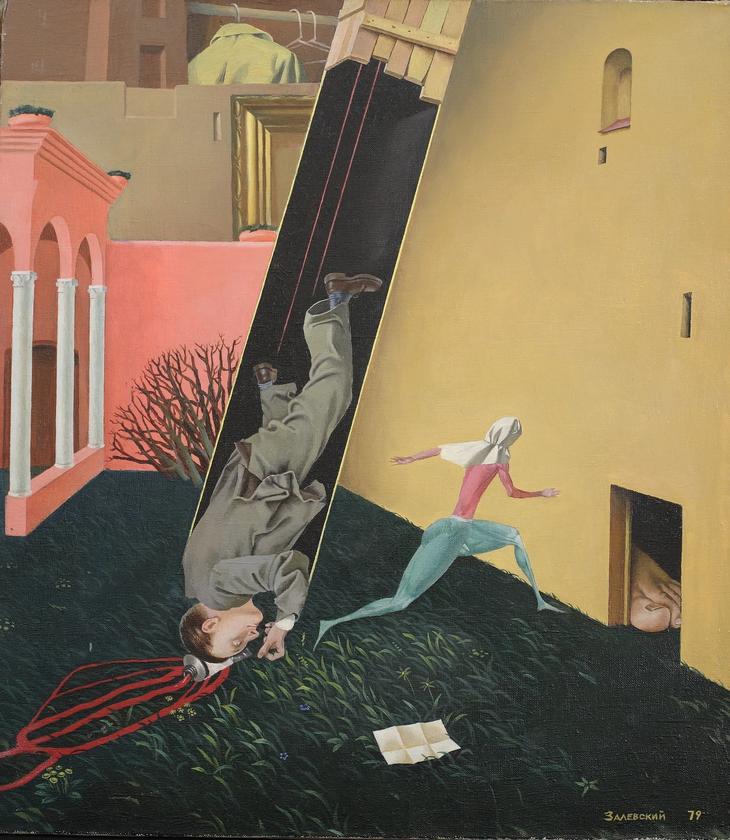 For Soprano, 1979. Oil on canvas;