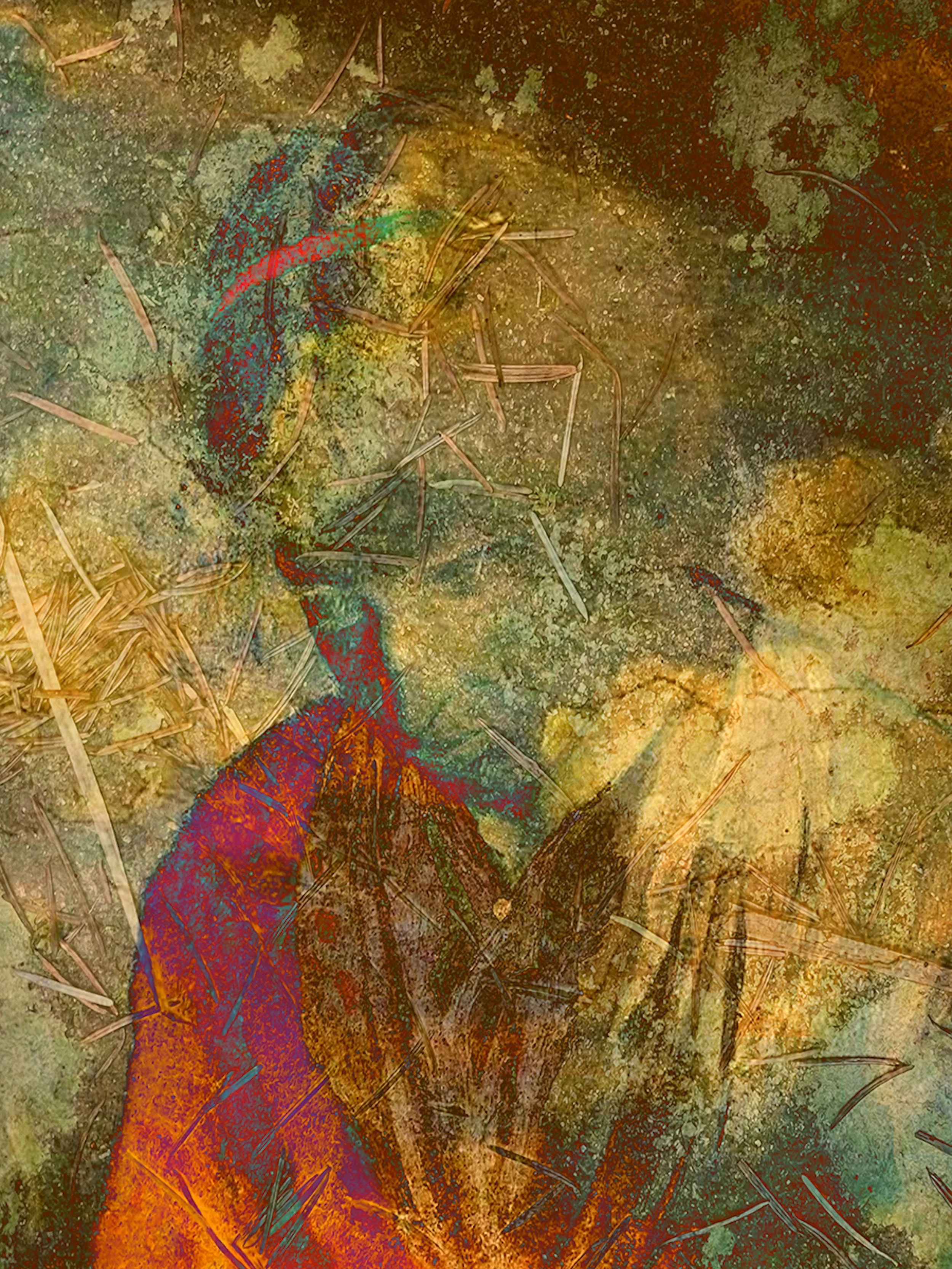 The Storm Inside, 2024, Photomontage acrylic facemount, 40.6 cm H × 30.5 cm W