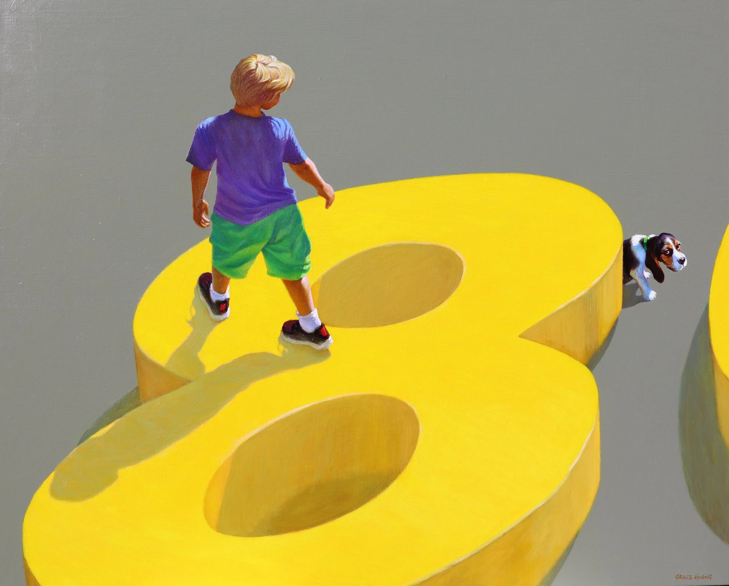 No. 8, 2017. Oil on linen, 100 x 124 cm