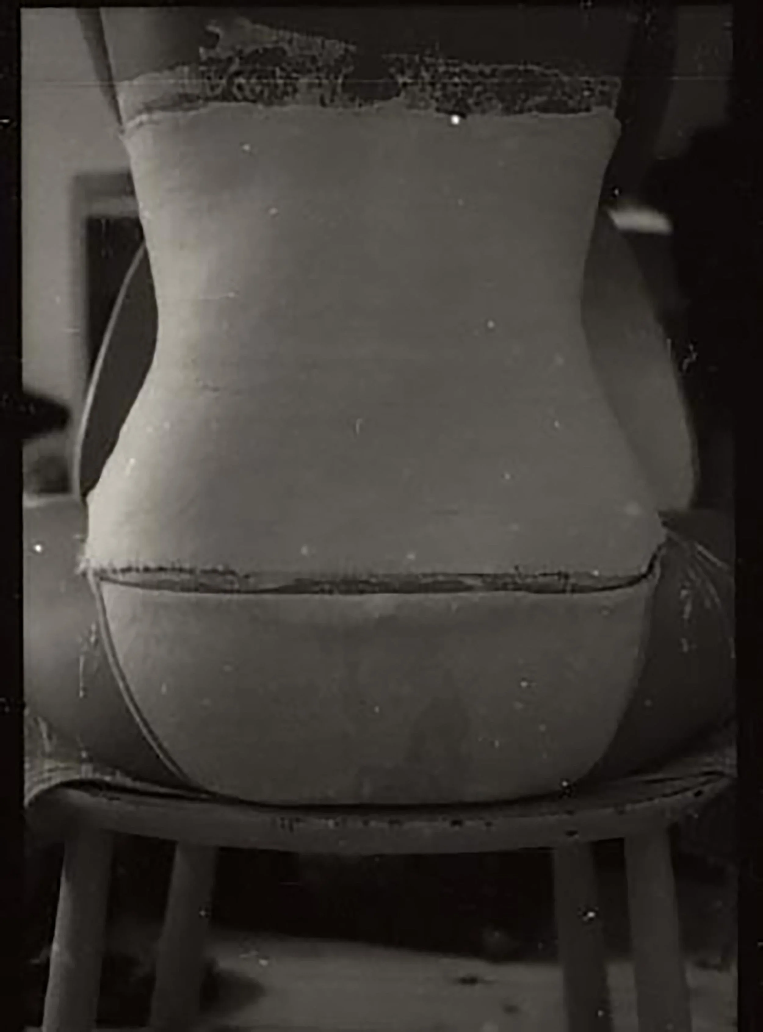 Torso Backside, A-H. Brekke, 1995. Black&amp;white Photo, plaster, 30x40 cm