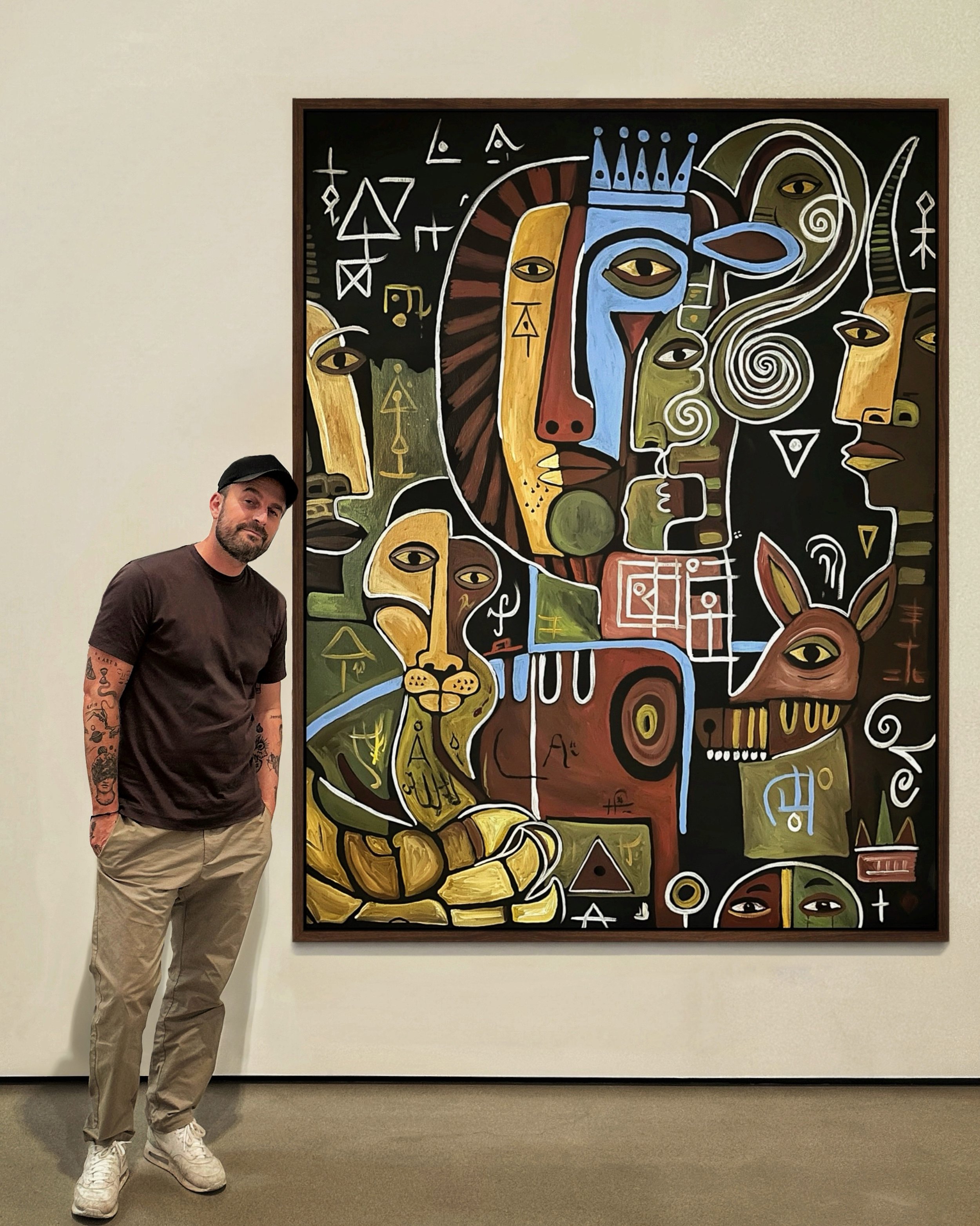 Homies 2025, Original painting, Acrylic on linen, 210 x 140 cm