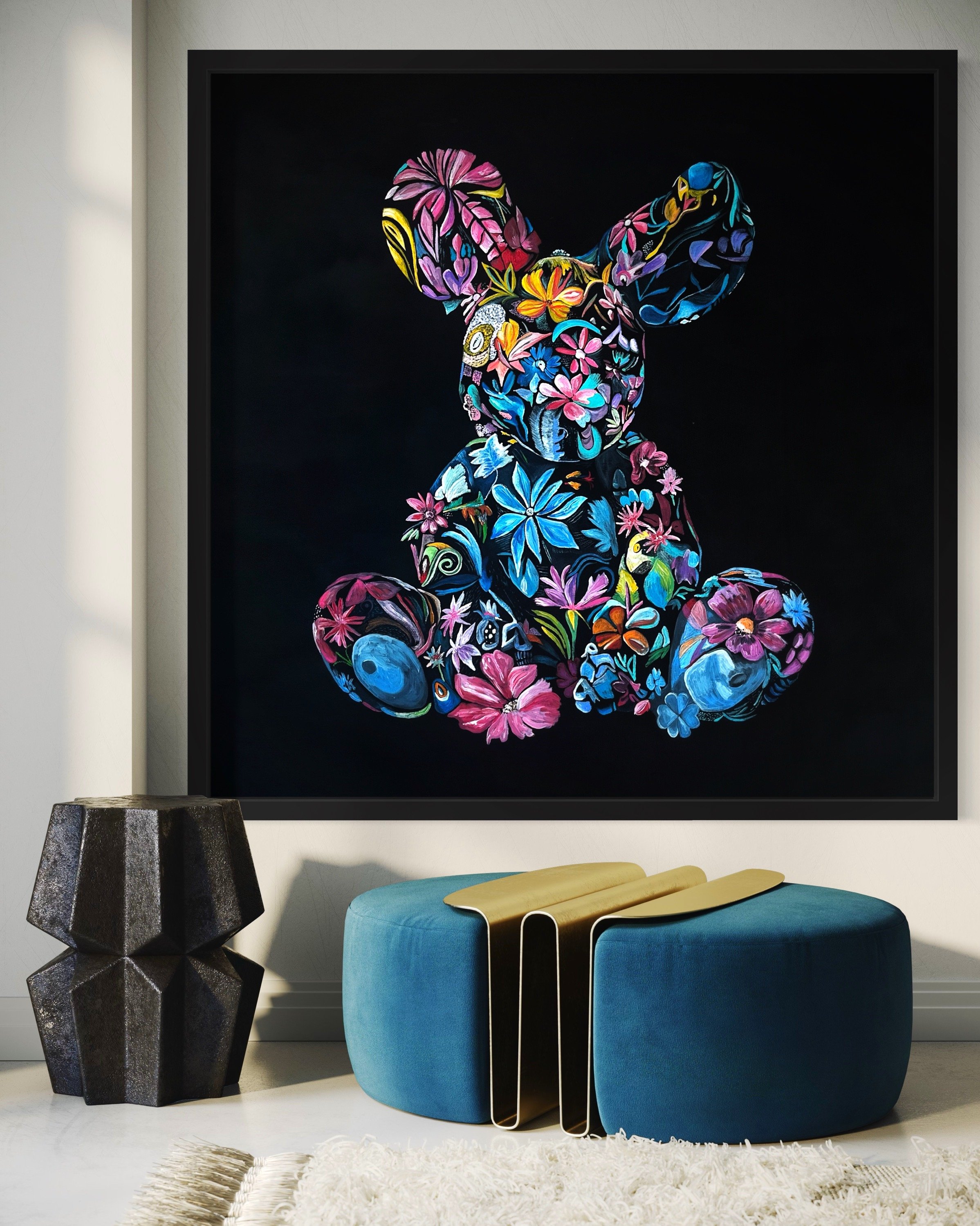 Billy 2024, Original Painting, Acrylic on Linen, 140 x 140 cm