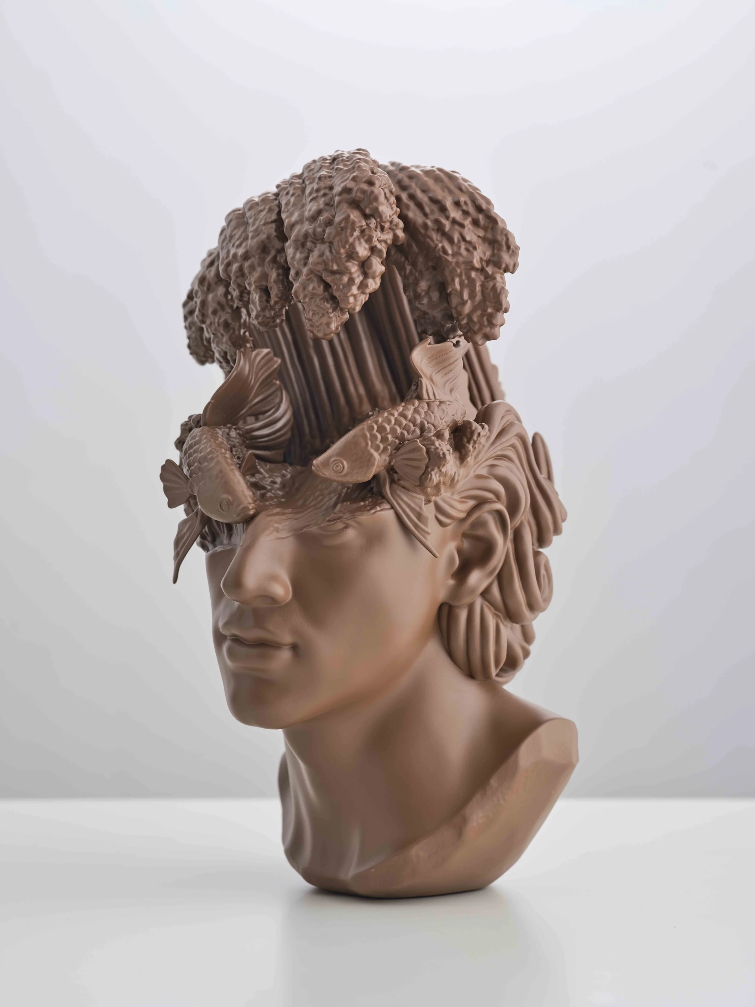 All In My Head 2024, Sculpture, Fine Art Resin