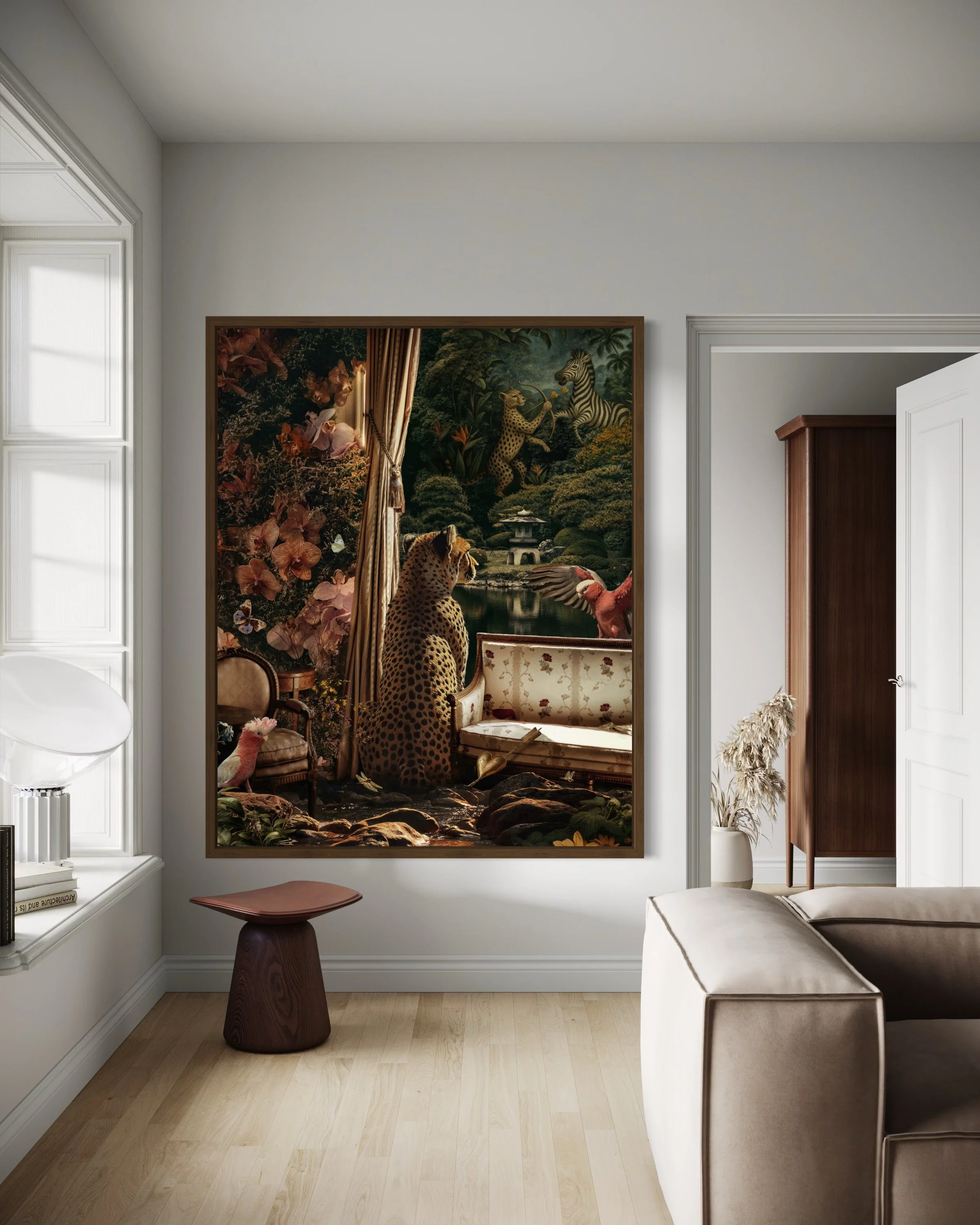 Zaya 2025, digital art (printed and framed), 122 x 155 cm