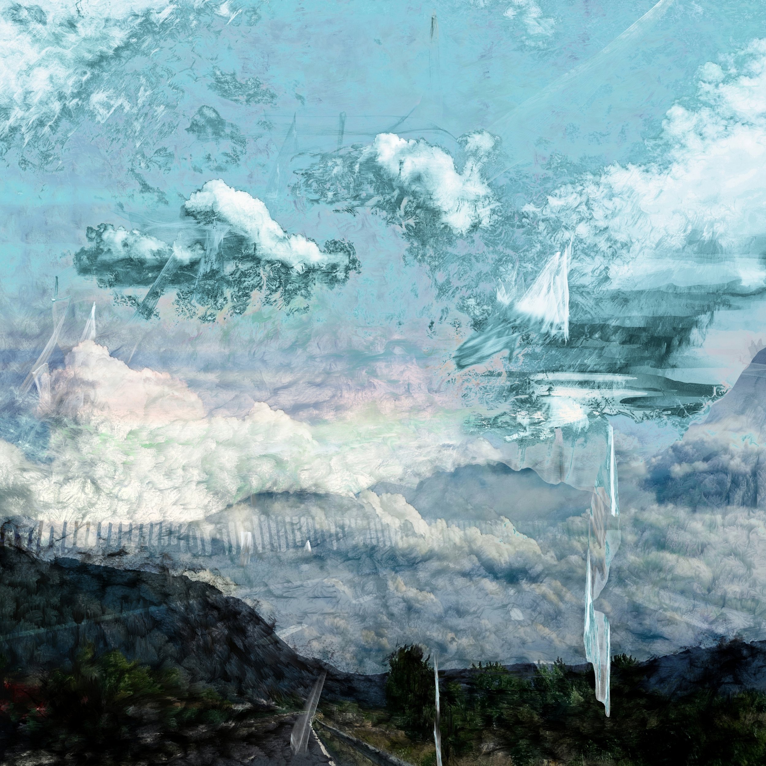 The Thin Line, Not So Far Away, 2025. Digital Print on Hahnemühle Photo Rag Satin, 80 x 80 cm