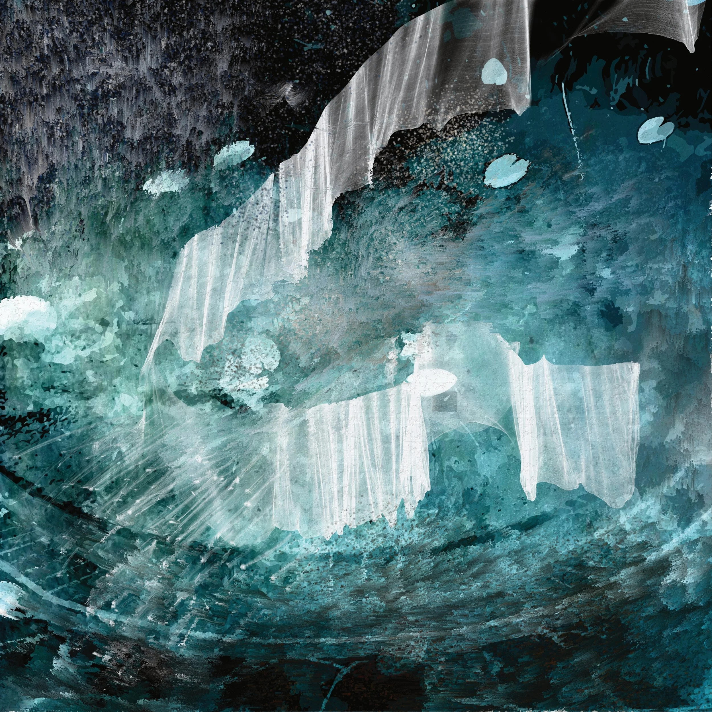 Stirred Water, 2025. Digital Print on Hahnemühle Photo Rag Satin, 80 x 80 cm