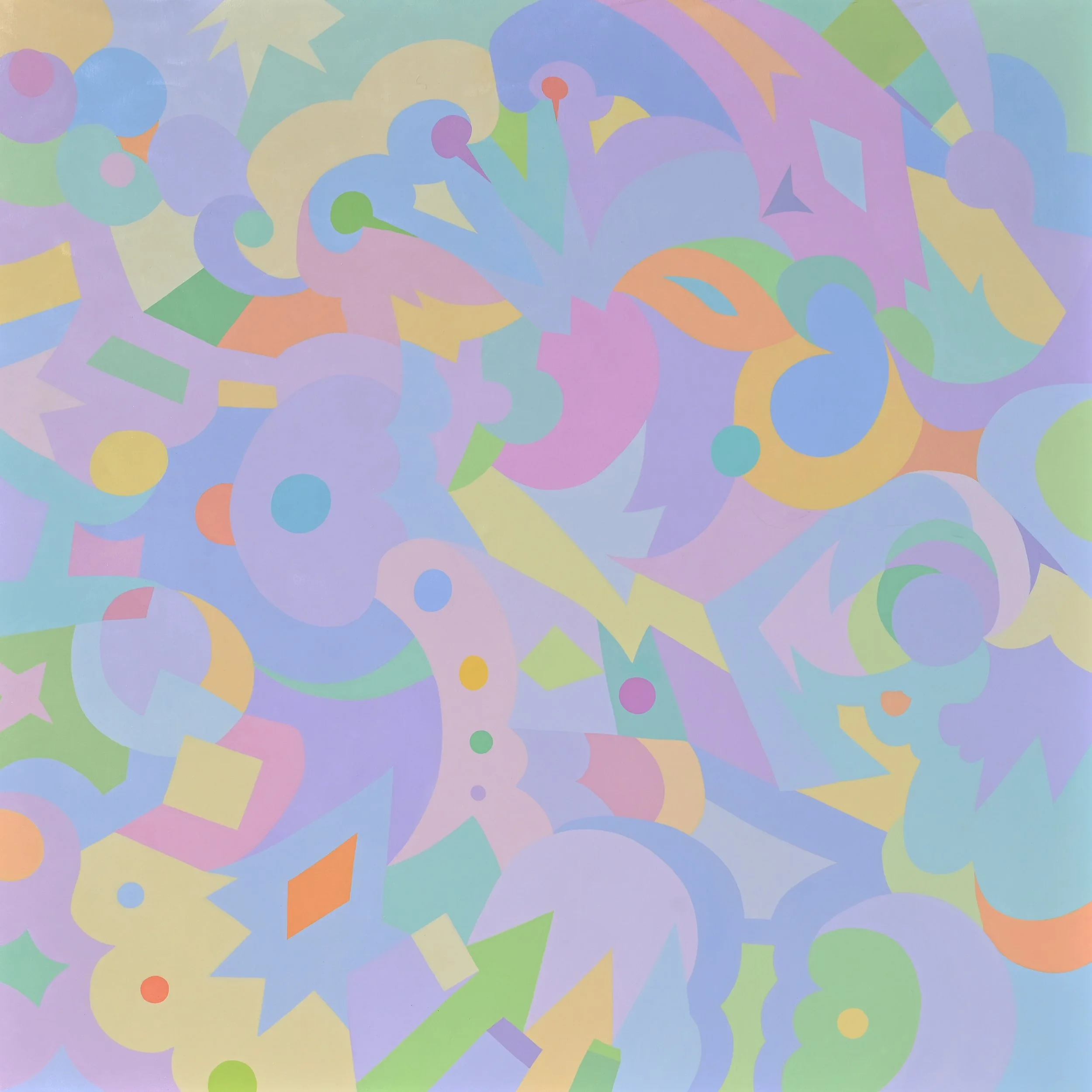 "Titanium Sunshine"; Acrylic on Linen; 122cm X  173 cm; 2025