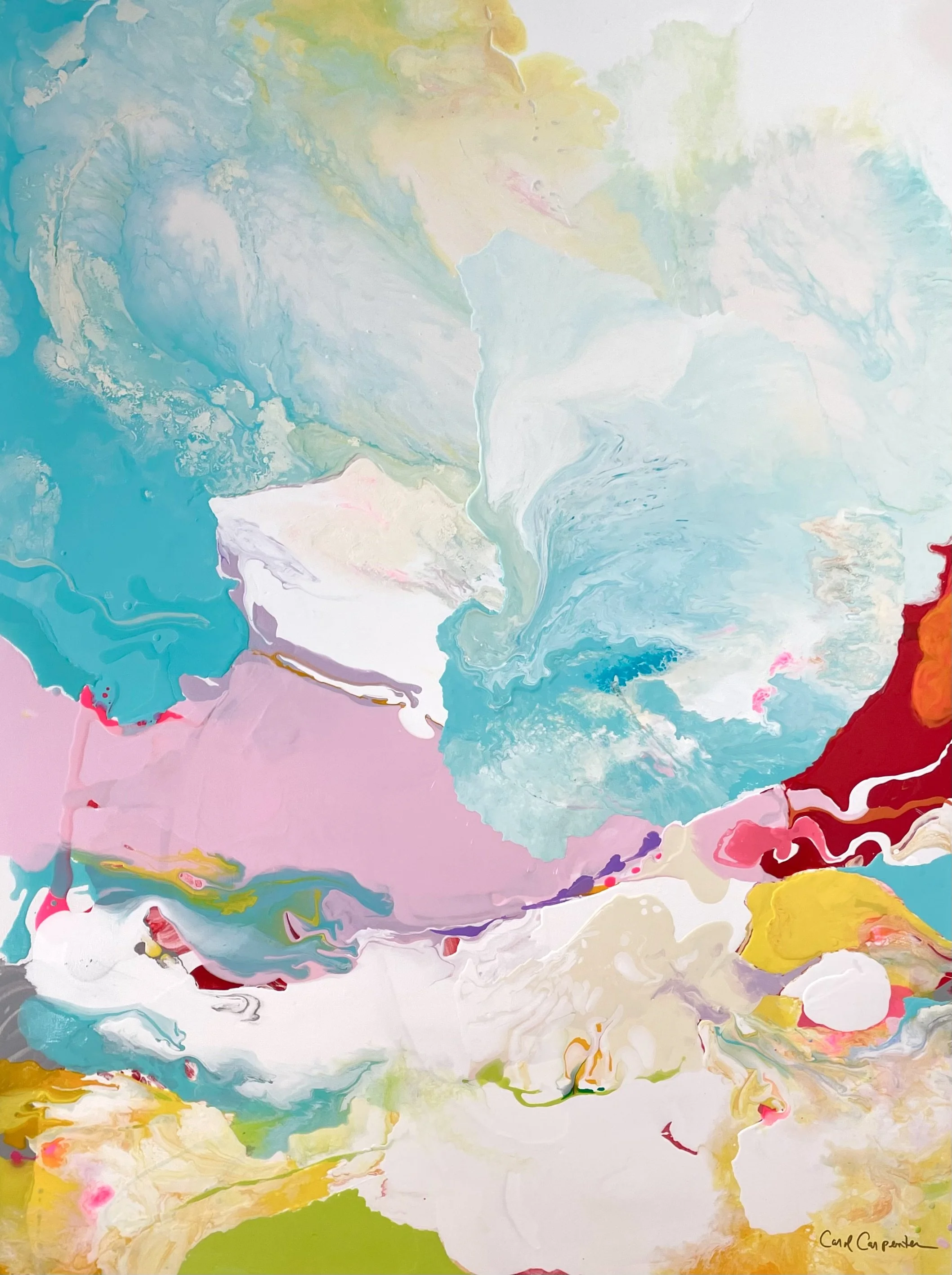 Sea Mist 2025 Acrylic on canvas 122x91cm