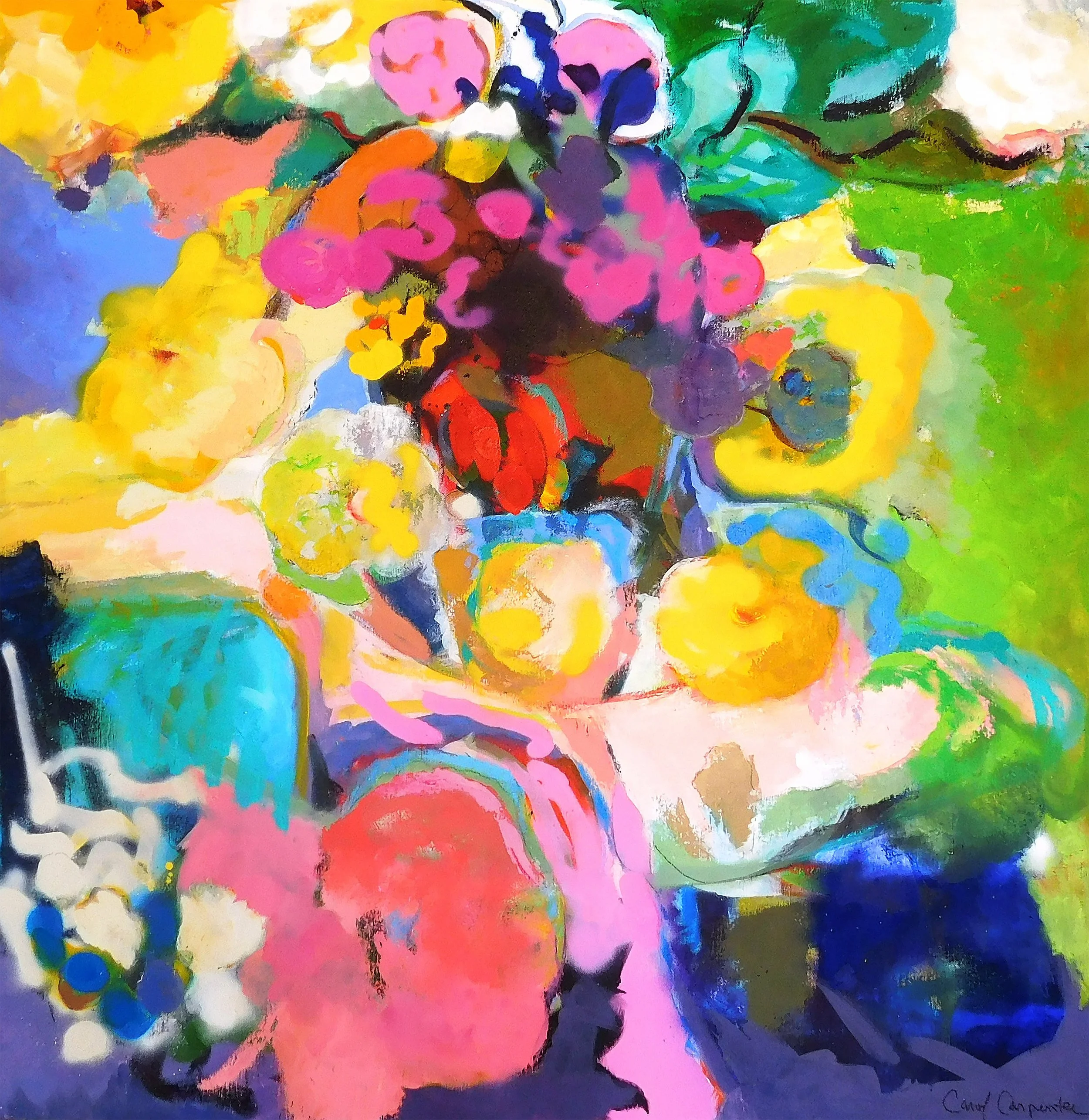 Morning Glory 2016 Acrylic on canvas 91x91cm