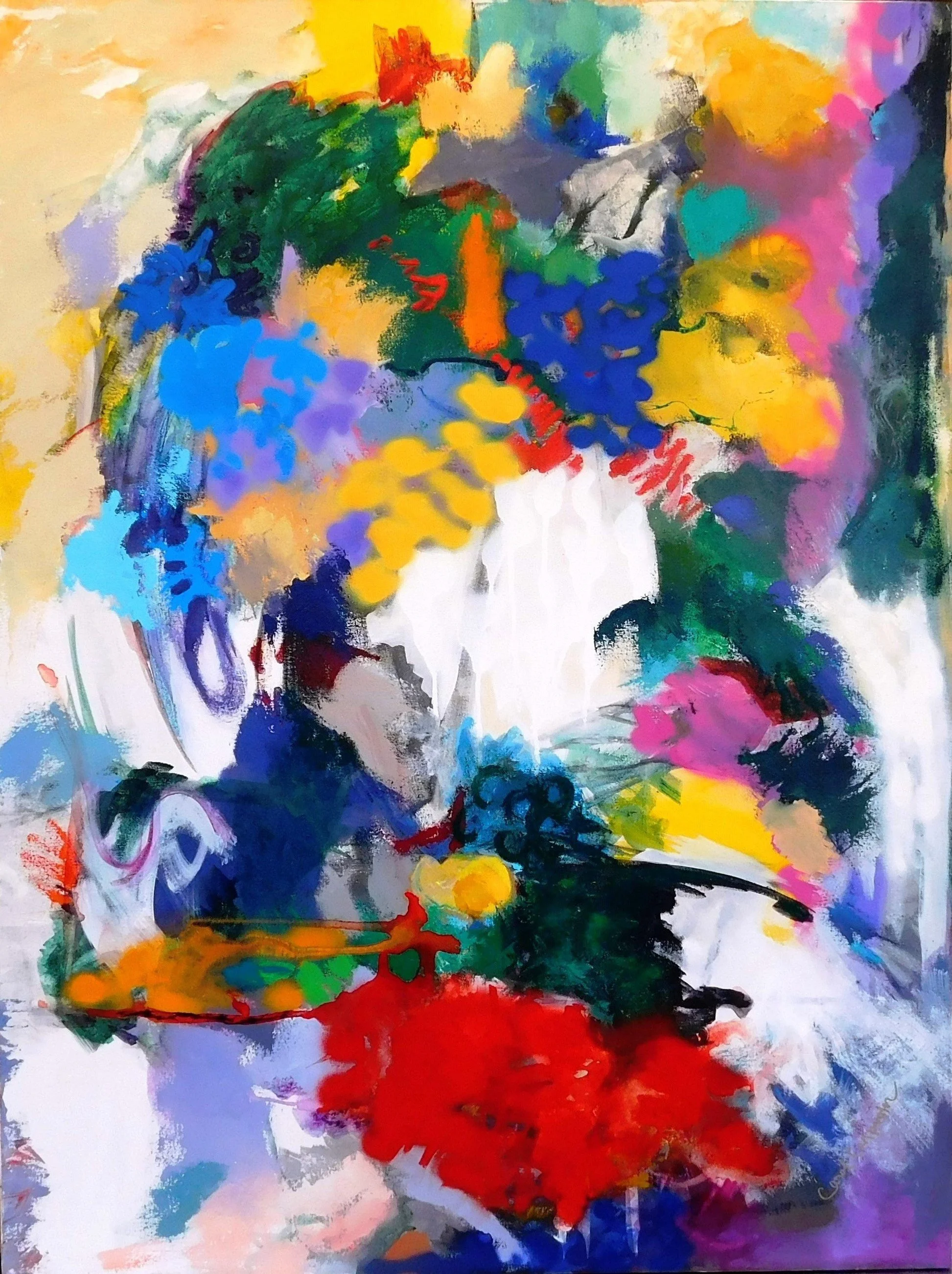 Untitled 17 2017 Acrylic on canvas 122x91