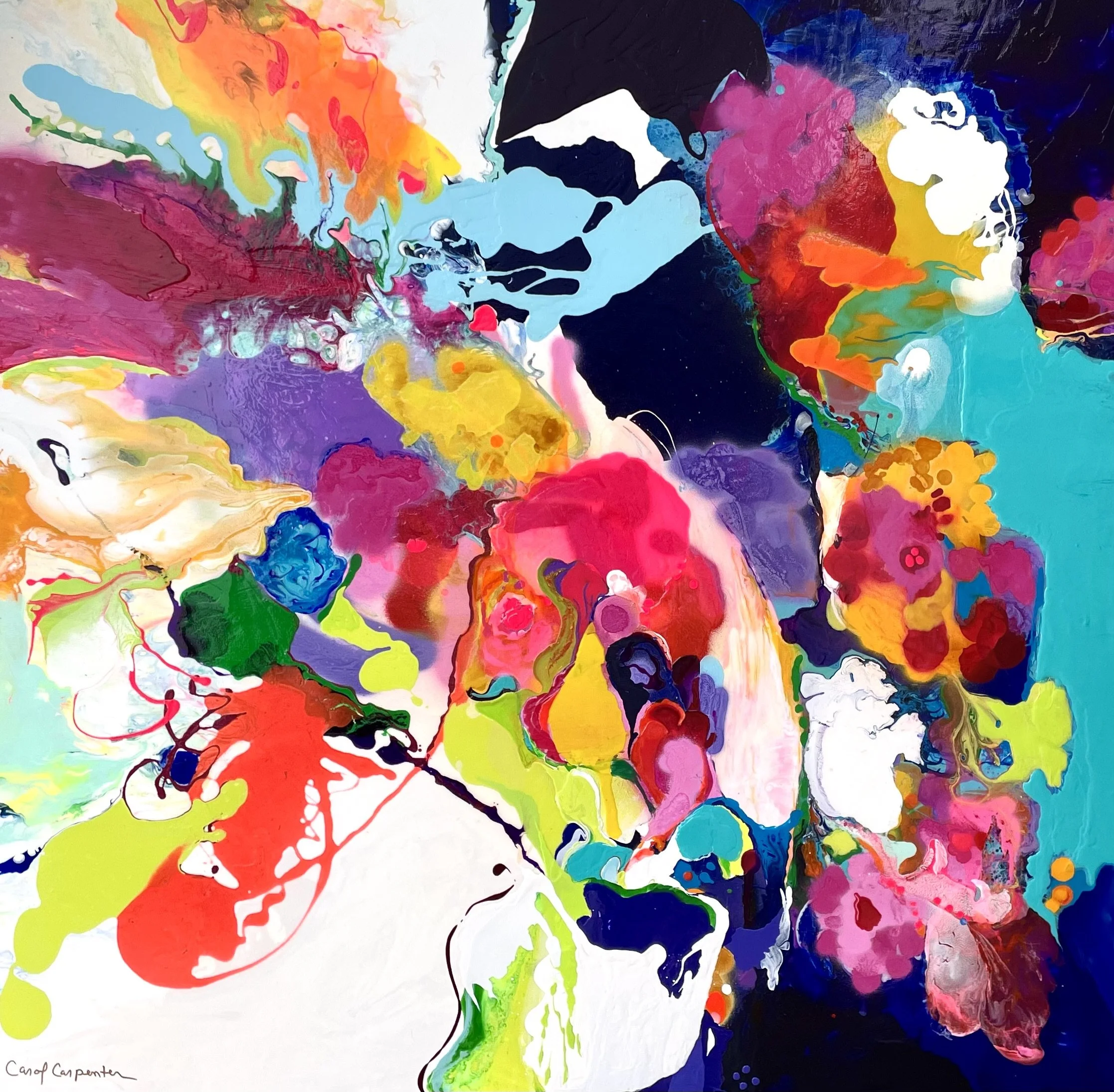 Heartfelt 2023 Acrylic on canvas 122x122cm